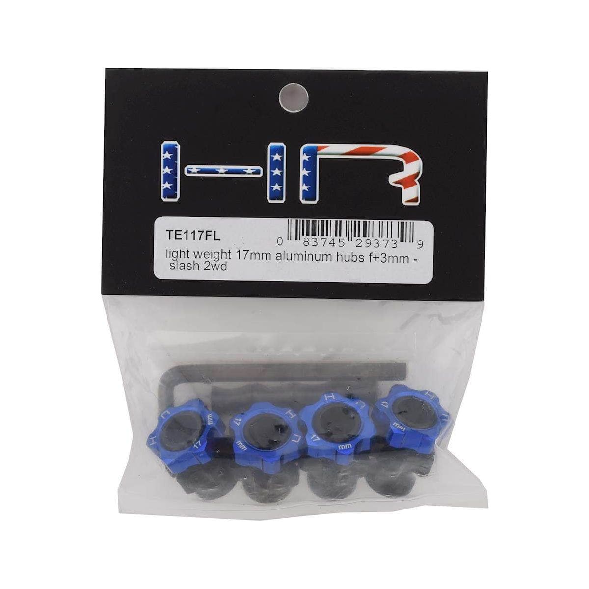  HRATE117FL, Hot Racing Traxxas Slash 17mm Aluminum Hubs (F+3mm)、mySite、merchandisen
