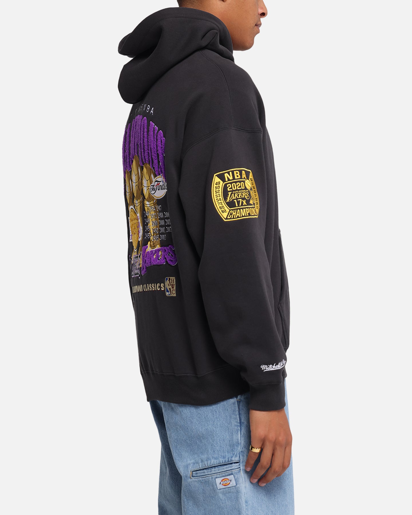 Mitchell & Ness Los Angeles Lakers National Champions Hoodie Faded Black、mySite、zt4zffjzw