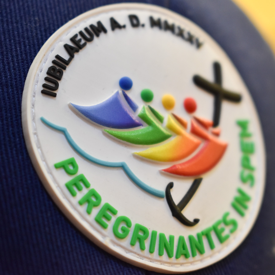 CAPPELLO BASEBALL CON PATCH IN RUBBER LOGO GIUBILEO 2025、mySite、topwebapps