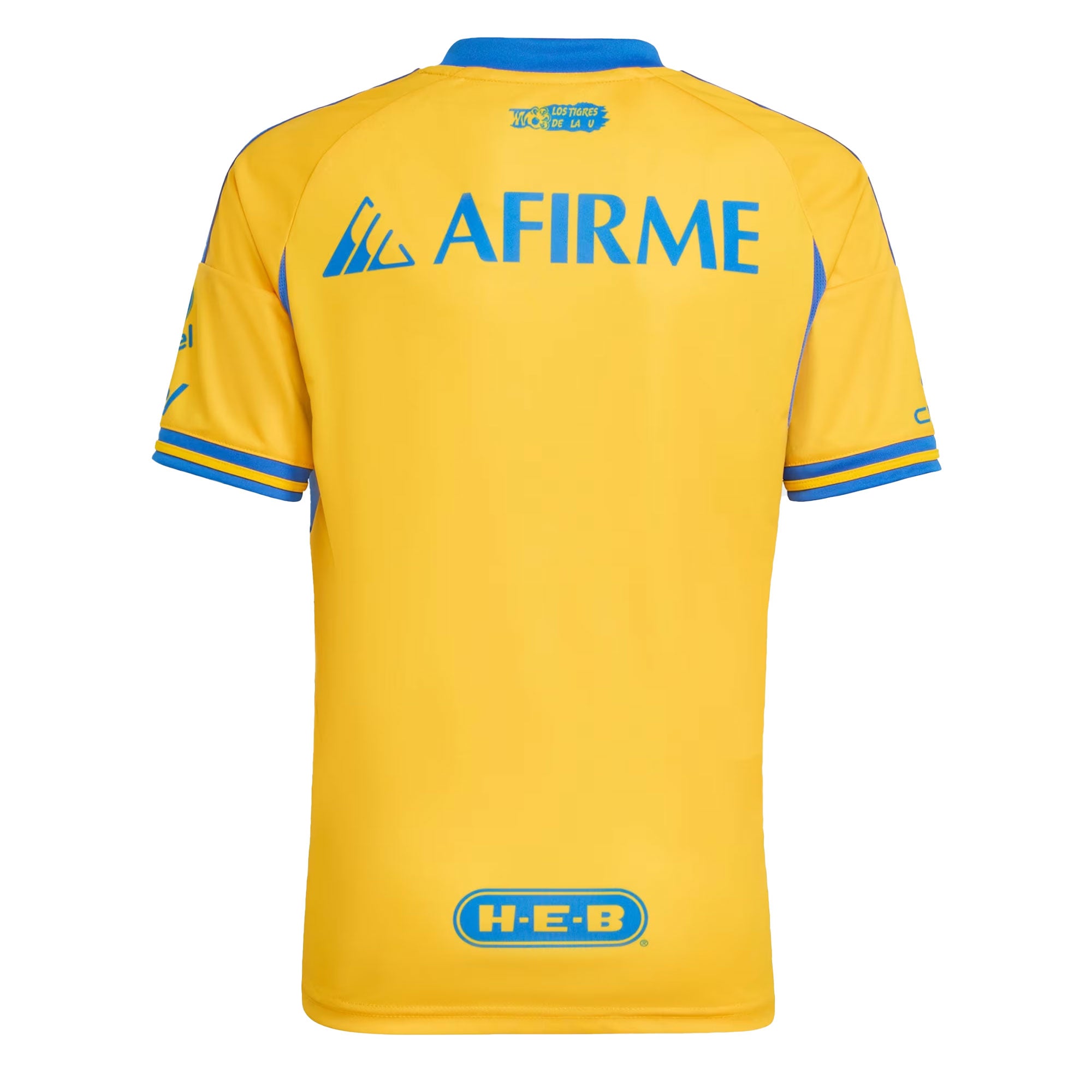 adidas Kids Tigres UANL 2025/26 Home Jersey Gold/Black、mySite、noshort
