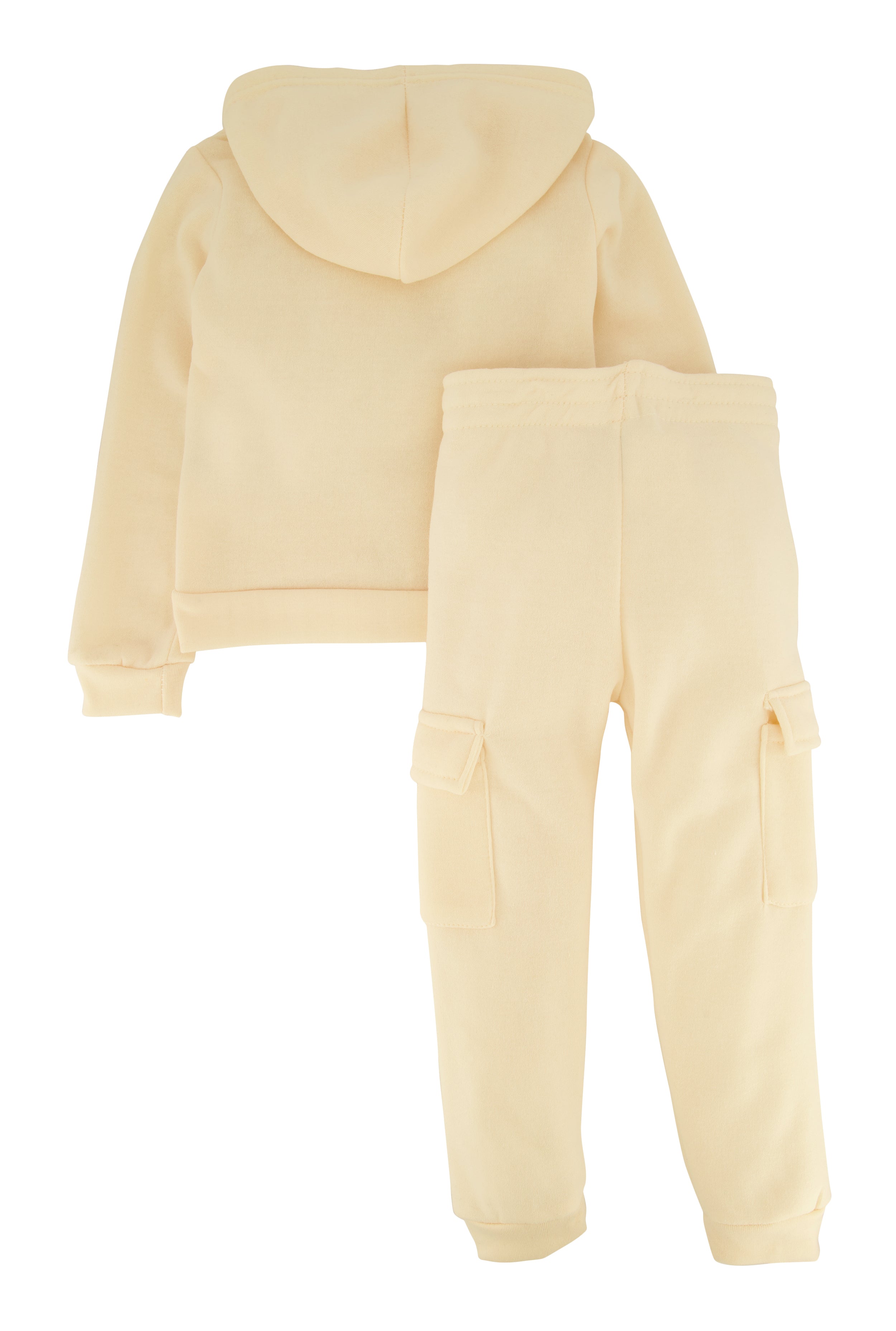 Toddler Girls 3D Foil Bear Graphic Hoodie and Joggers、mySite、camillekostekn