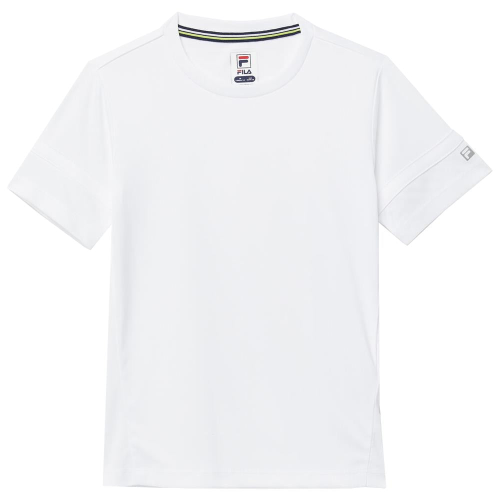 Fila Boys Core Doubles Crew - White