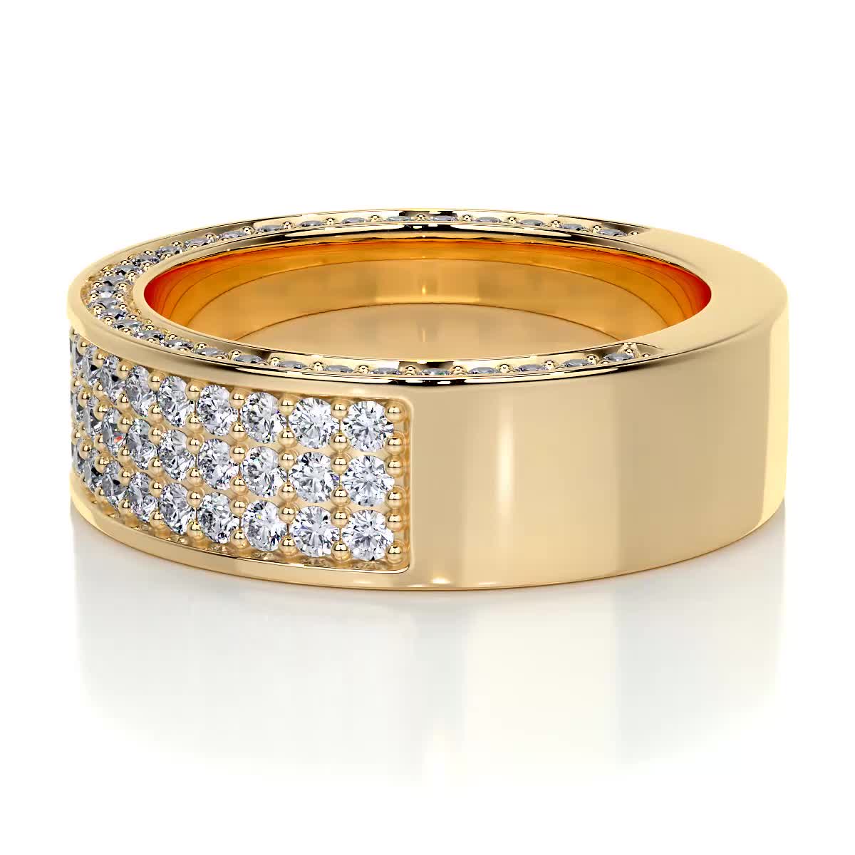 Vera Diamond Wedding Ring (1.3 Carat) -18K Yellow Gold、mySite、hinf8tx79