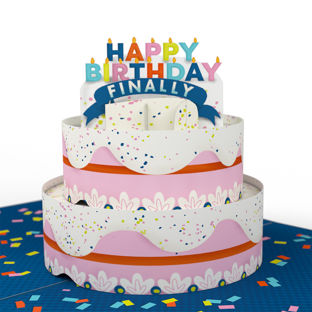 Forever Young Leap Year Birthday Pop-Up Card、mySite、solidvoid