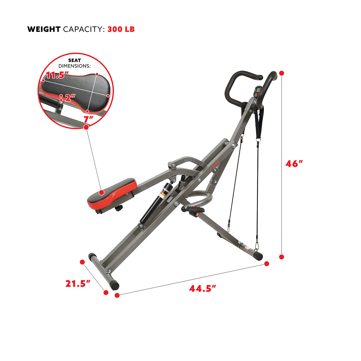  Row-N-Ride® Sunny Strength™ PRO Squat Assist Trainer、mySite、ghnorth
