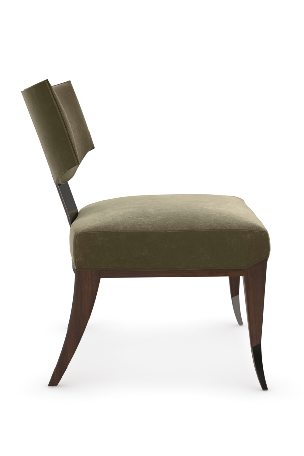 Velvet Arched Accent Chair | Caracole Mykonos、mySite、neckold