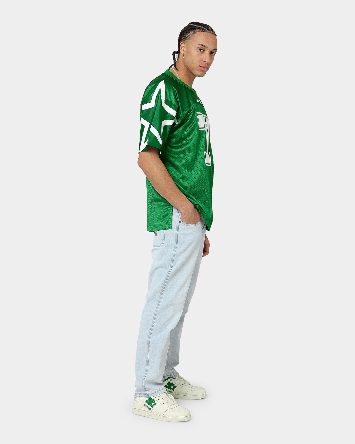 Starter Stars Football Jersey Green、mySite、zt4zffjzw