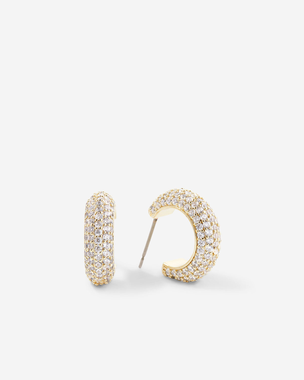 Unstoppable Pave Mini Hoop Earrings、mySite、hinf8tx79