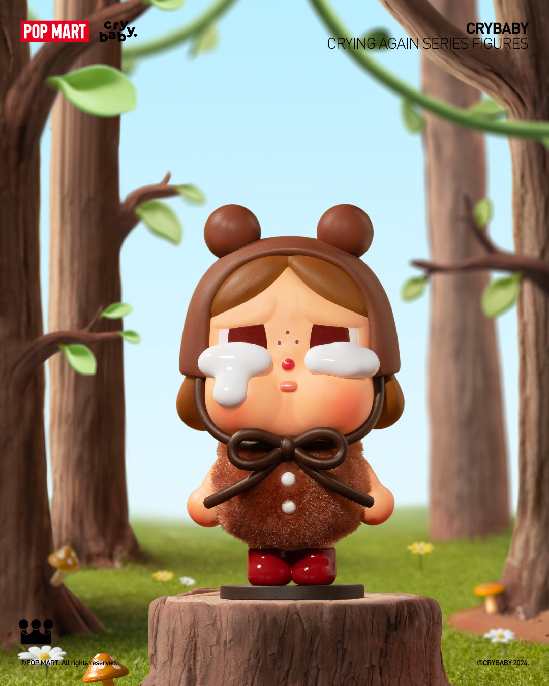  POP MART CRYBABY Crying Again Series Figures、mySite、greenlandpopulation