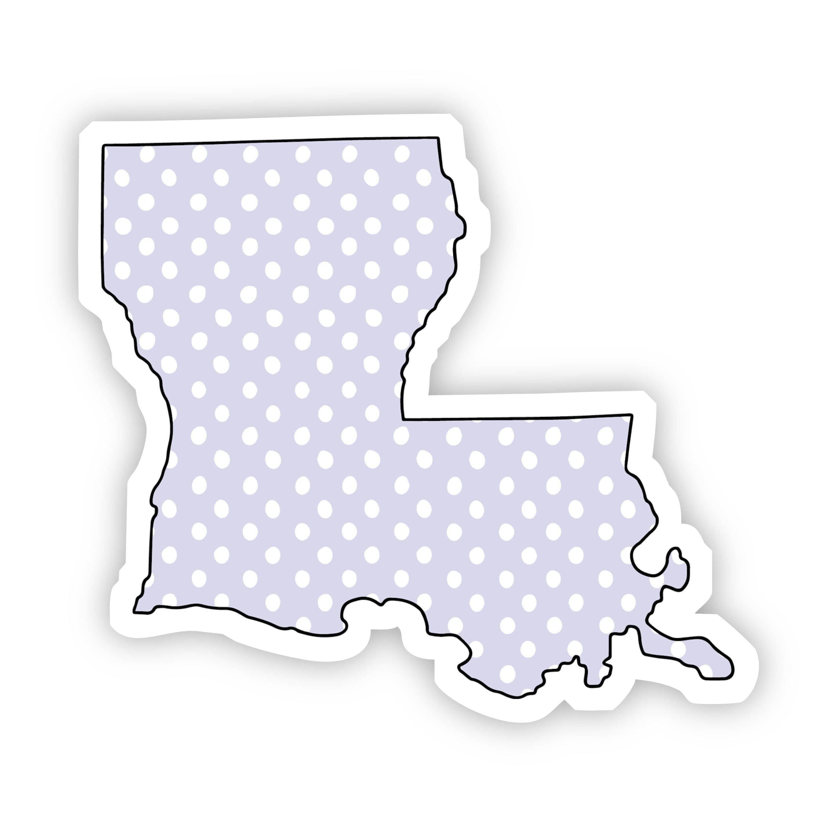  Louisiana Polka Dot Sticker、mySite、elrpsem3k