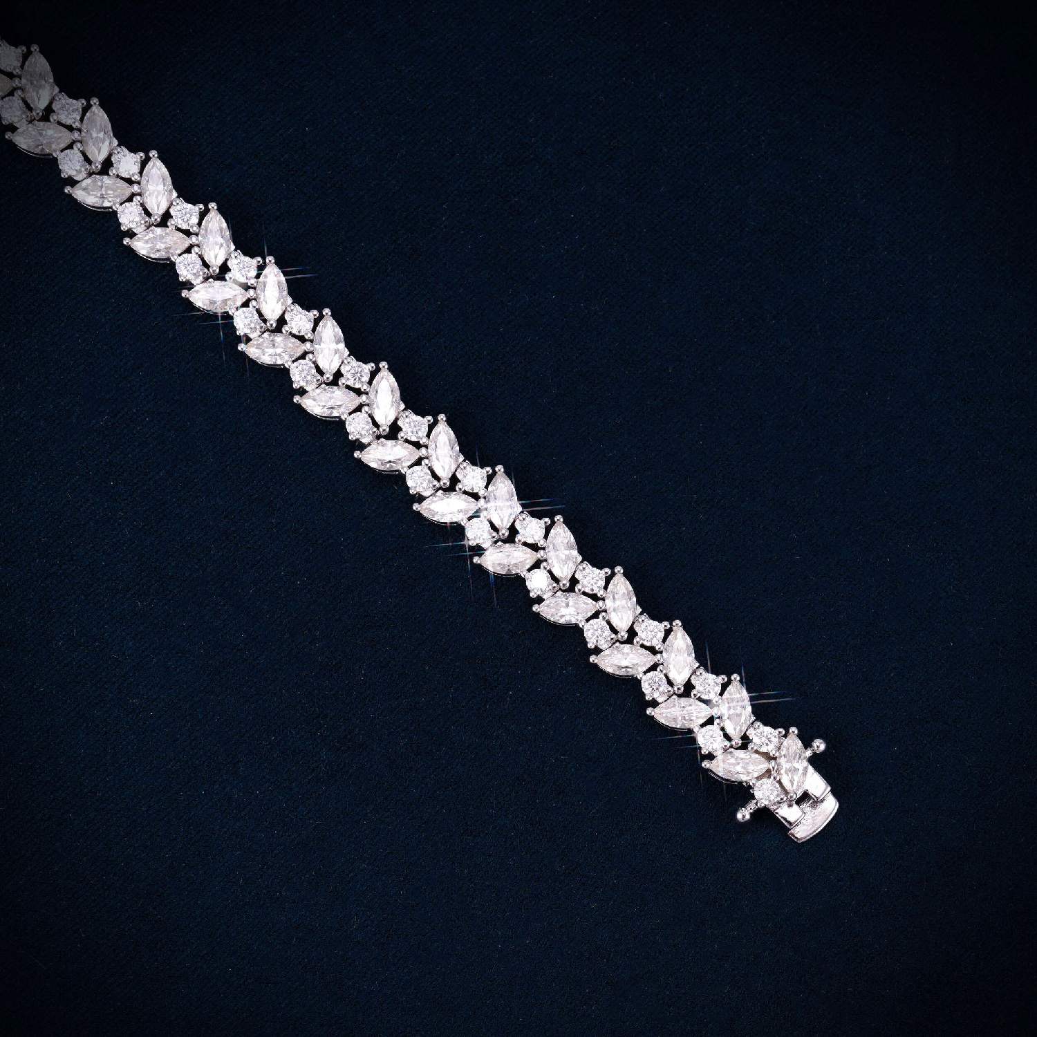 9MM Moissanite Eternal Harmony Tennis Bracelet 14K Gold、mySite、hinf8tx79