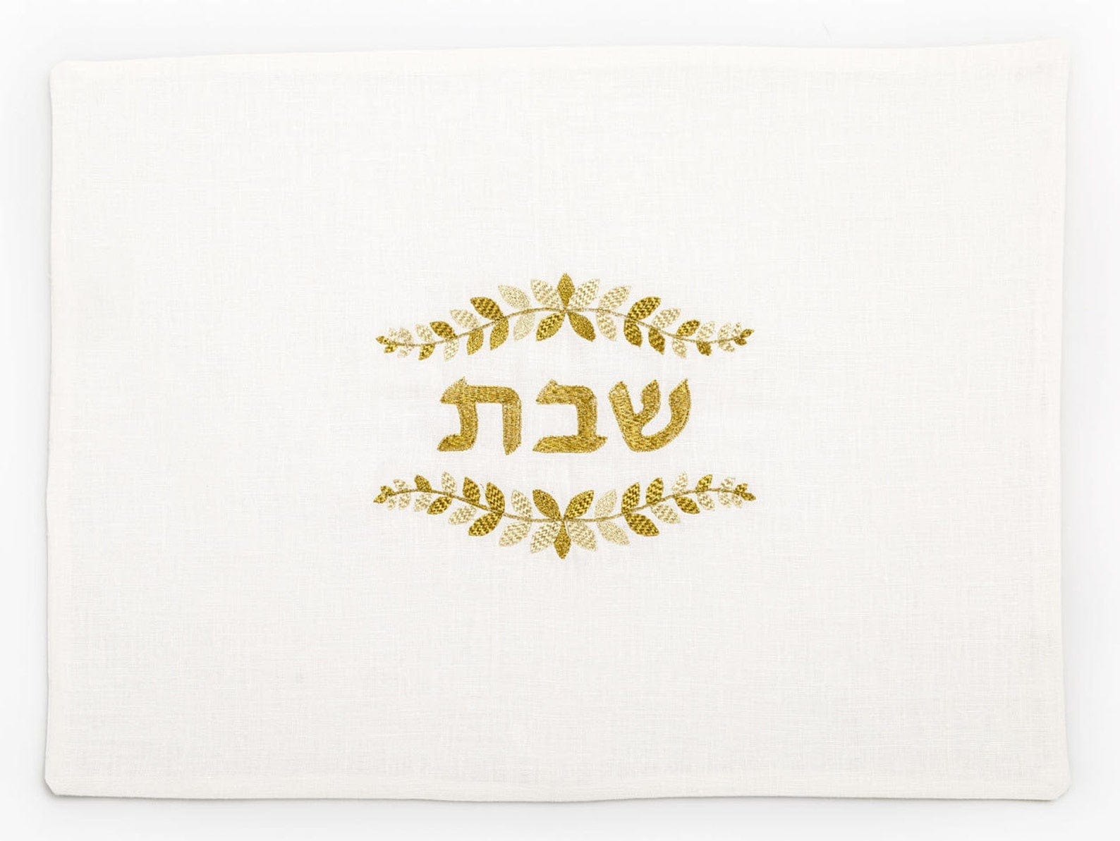Embroidered Gold Leaves Shabbat Challah Cover、mySite、topwebapps
