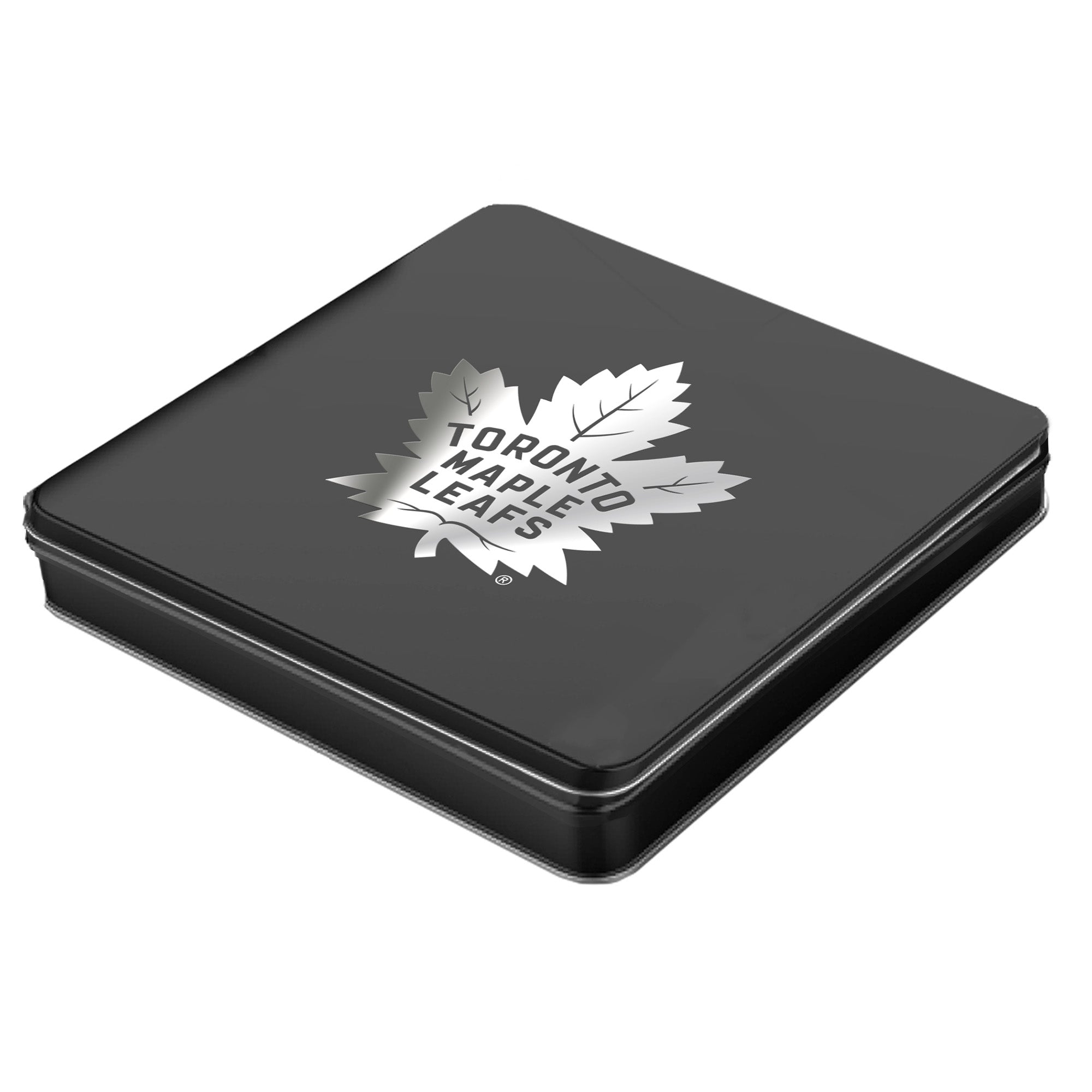 Toronto Maple Leafs Hockey Puck Tin | Black 5-Piece (TIN ONLY)、mySite、neckold