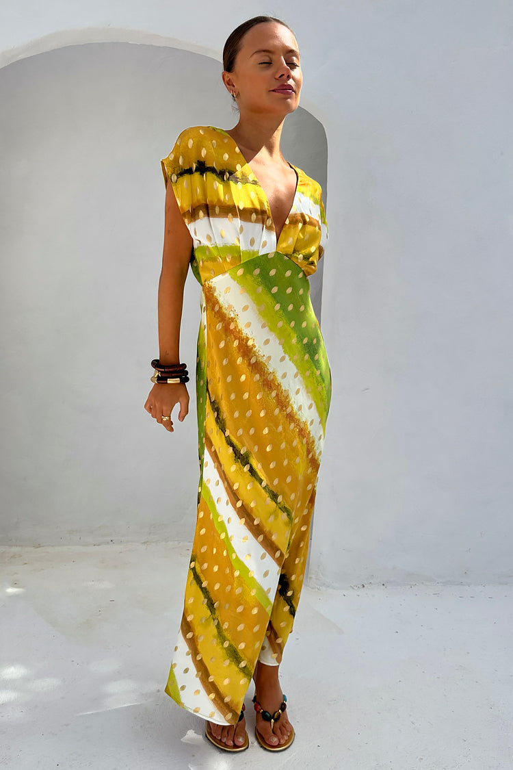 Green Ombre Elodie Dress、mySite、solidvoid