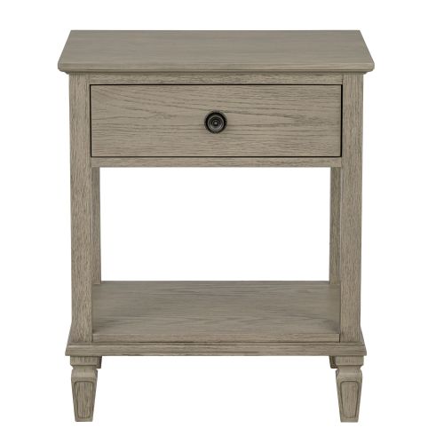 Victoria Bedside Table Reclaimed Grey、、eastwooduniform