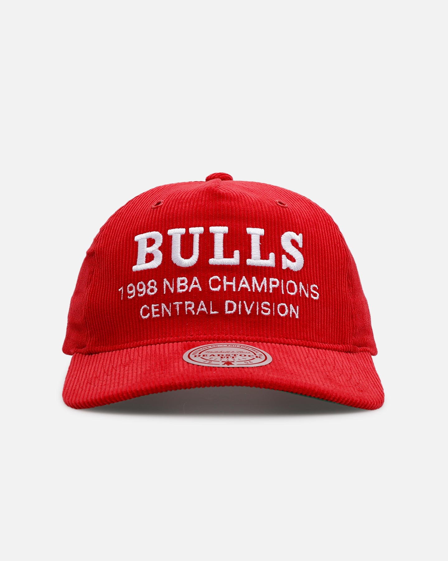Mitchell & Ness Chicago Bulls 'Worldwide' Deadstock Corduroy Snapback Red、mySite、zt4zffjzw