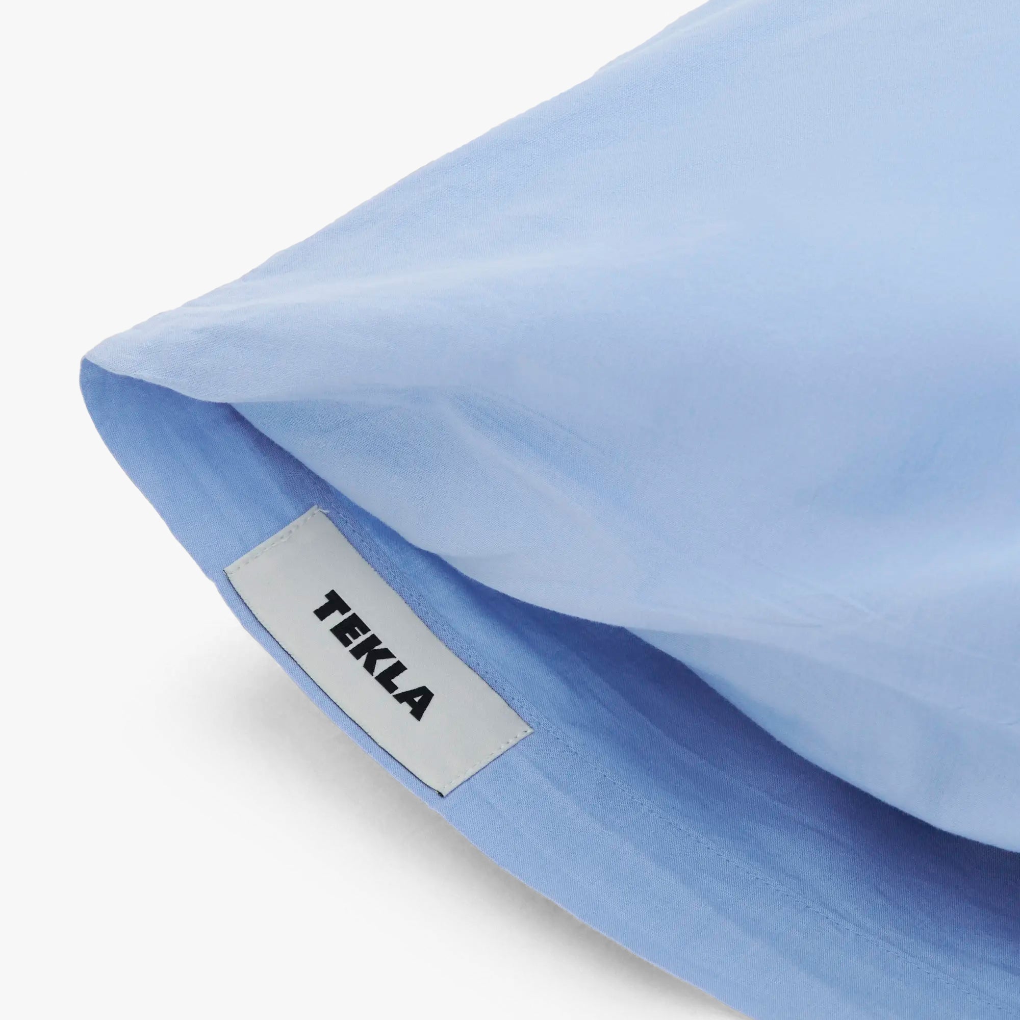  Tekla Cotton Percale Pillowcase / Island Blue、mySite、merchandisen