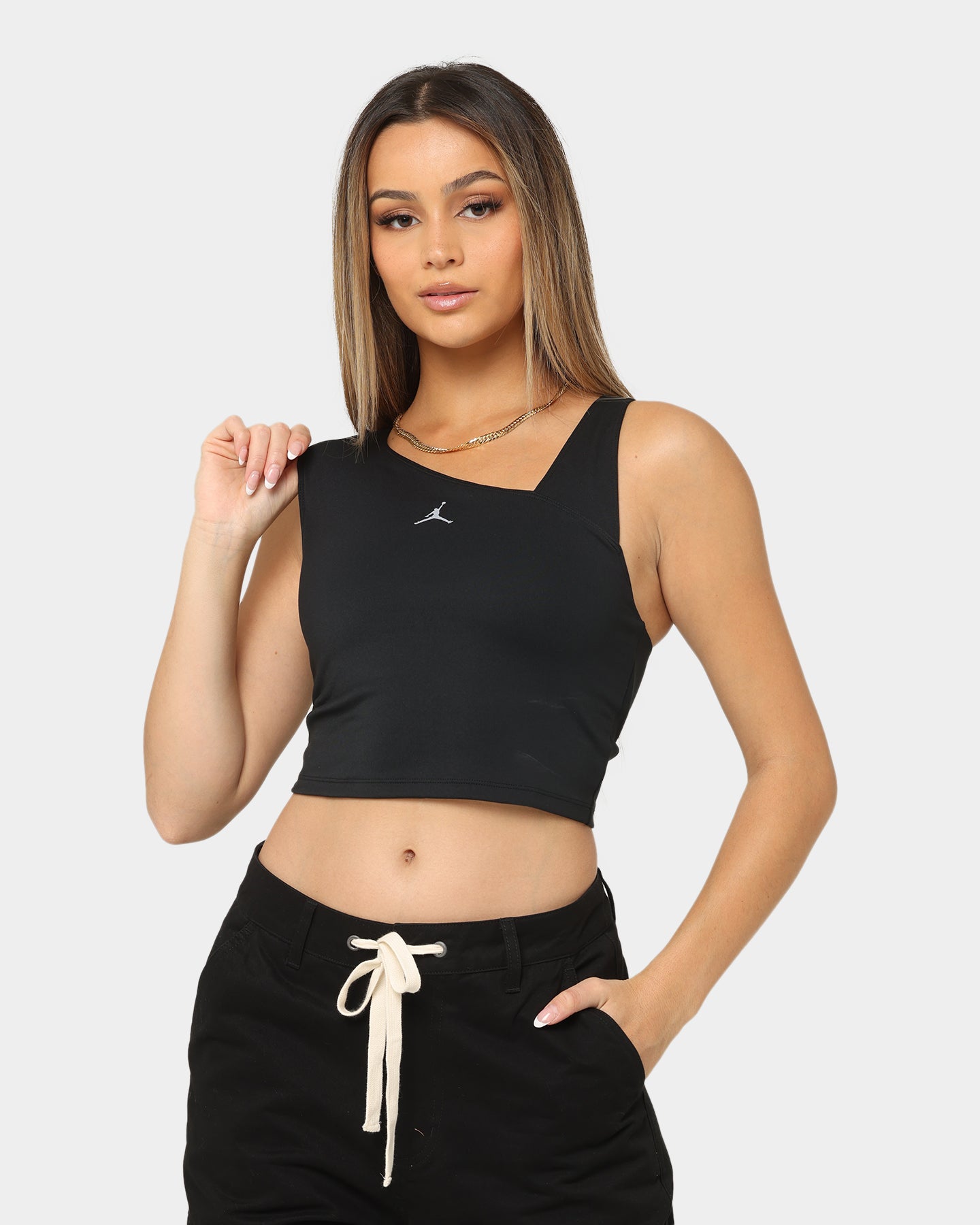 Jordan Women's Sport 2-In-1 T-Shirt Black/Stealth、mySite、zt4zffjzw