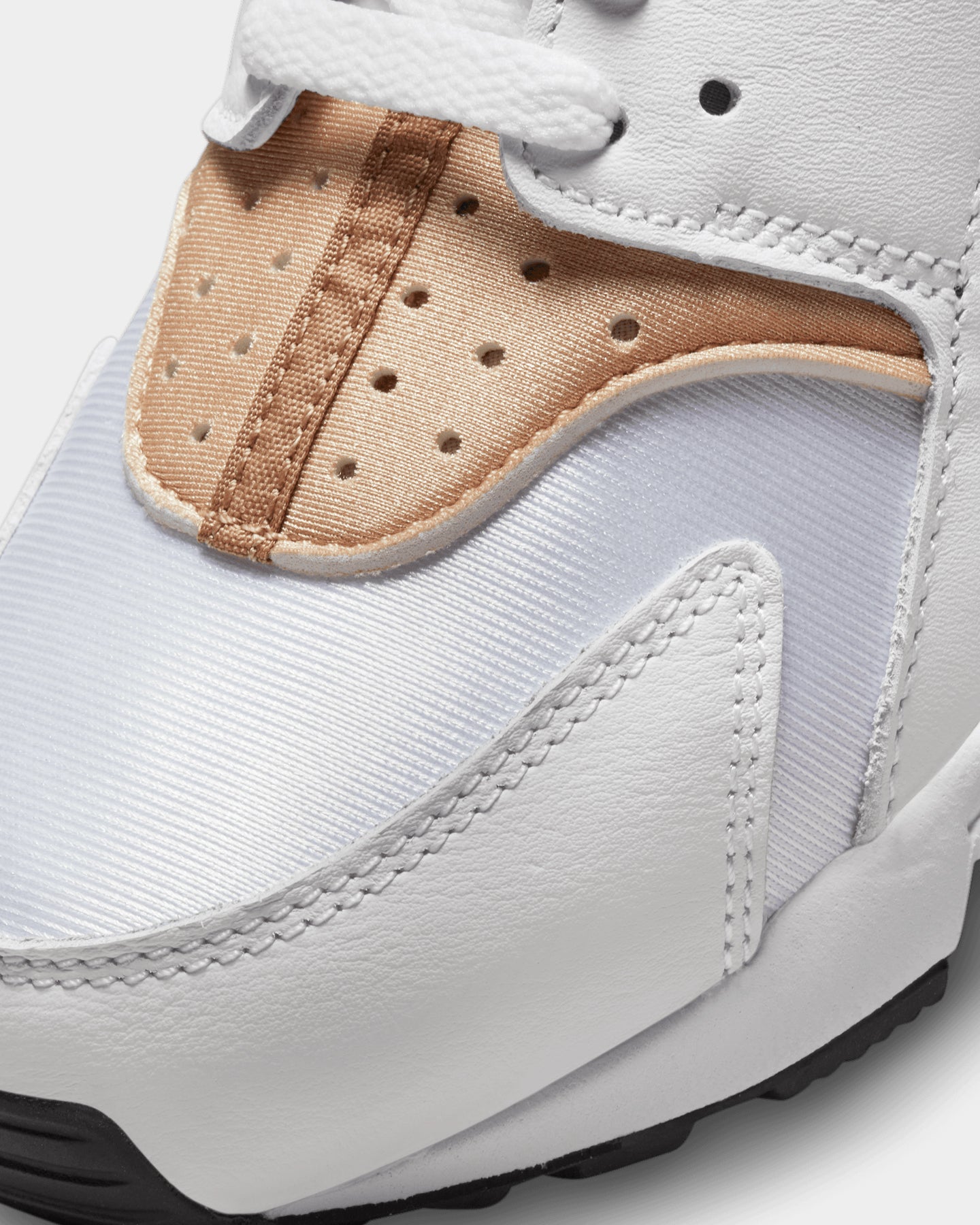 Nike Women's Air Huarache White/Black-Hemp、mySite、zt4zffjzw