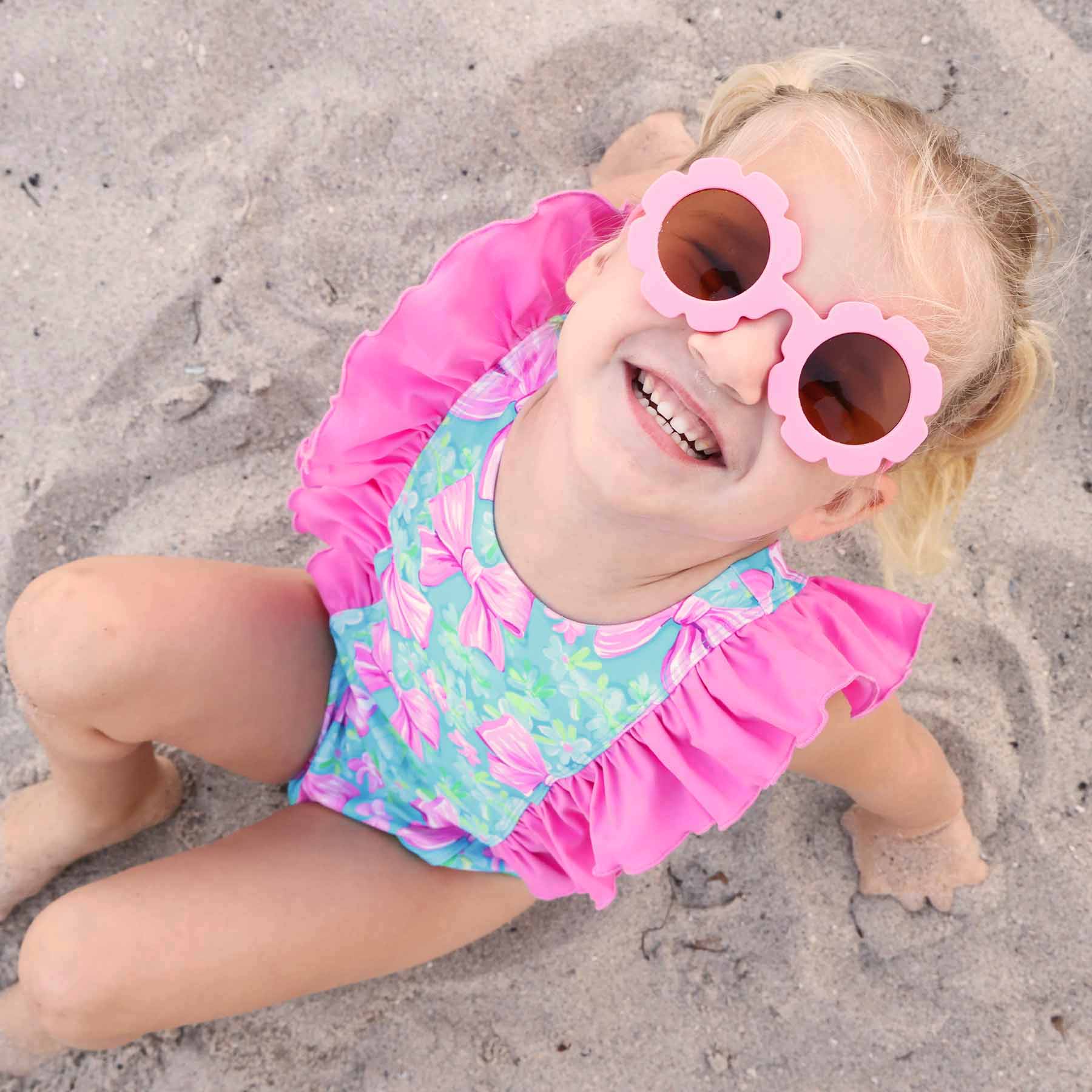  Double Ruffle One Piece | Beachy Bows、mySite、layawaytickets