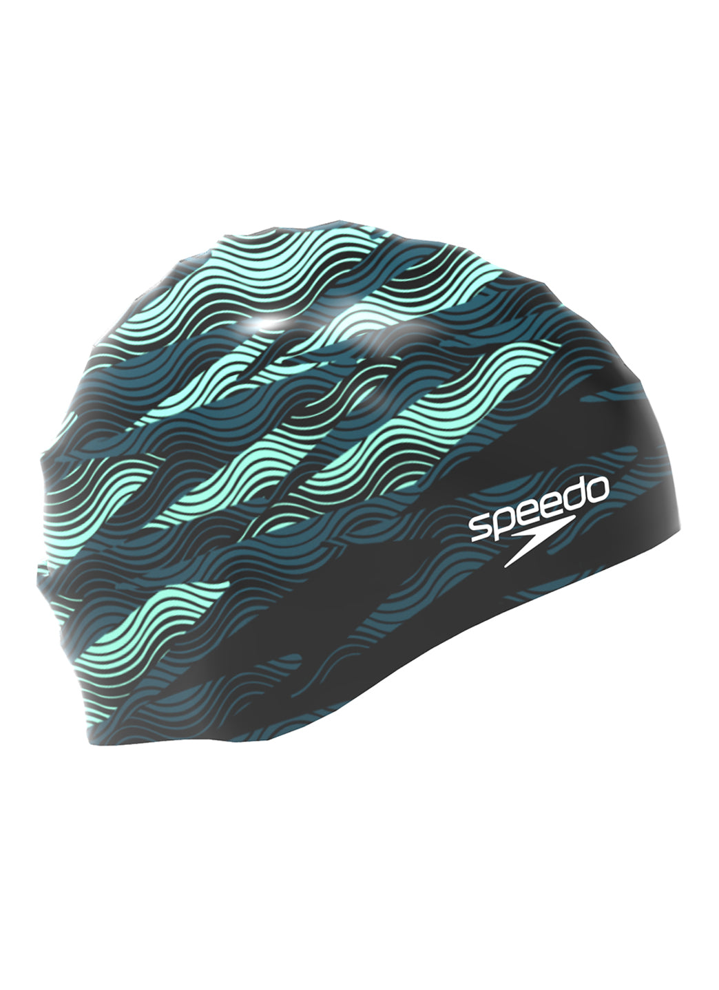 Speedo Printed Silicone Swim Cap、mySite、noshort
