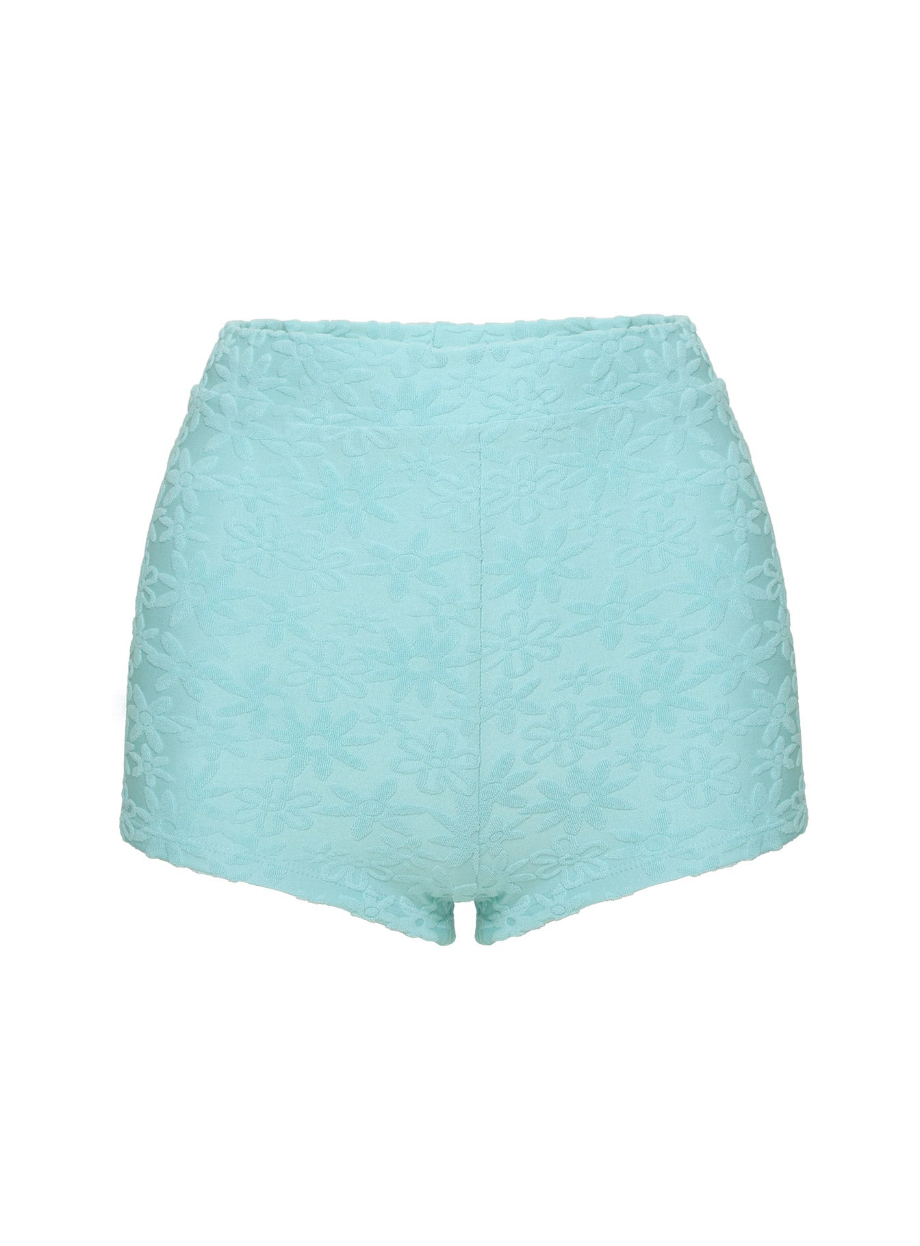 Ezrah Ribbed Shorts Blue、mySite、solidvoid