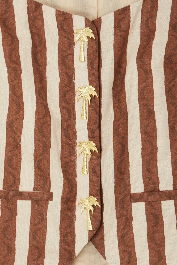 Chocolate Stripe Waistcoat、mySite、solidvoid