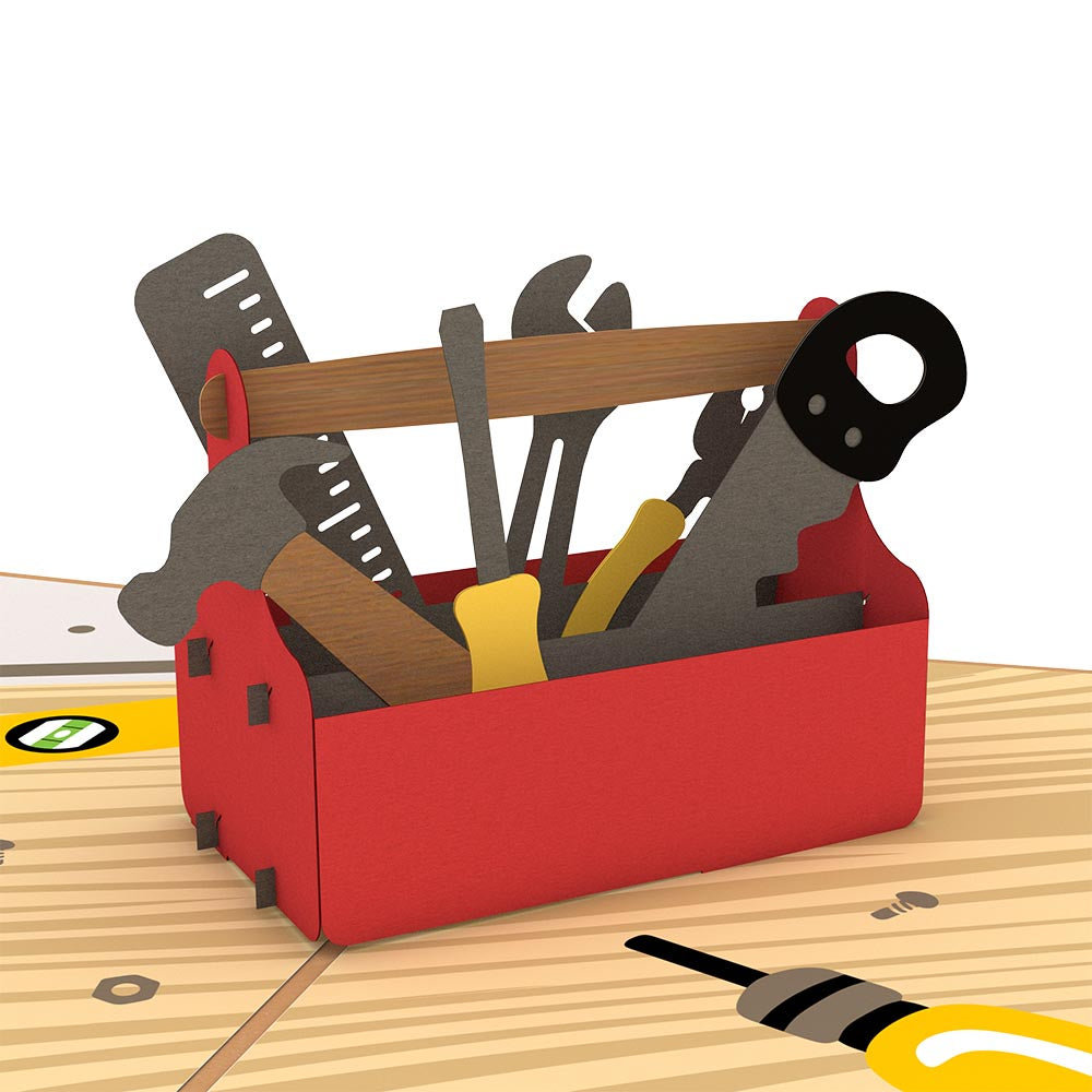 Toolbox Father's Day Pop-Up Card and Trophy Lawn Care Sentiment Set、mySite、solidvoid