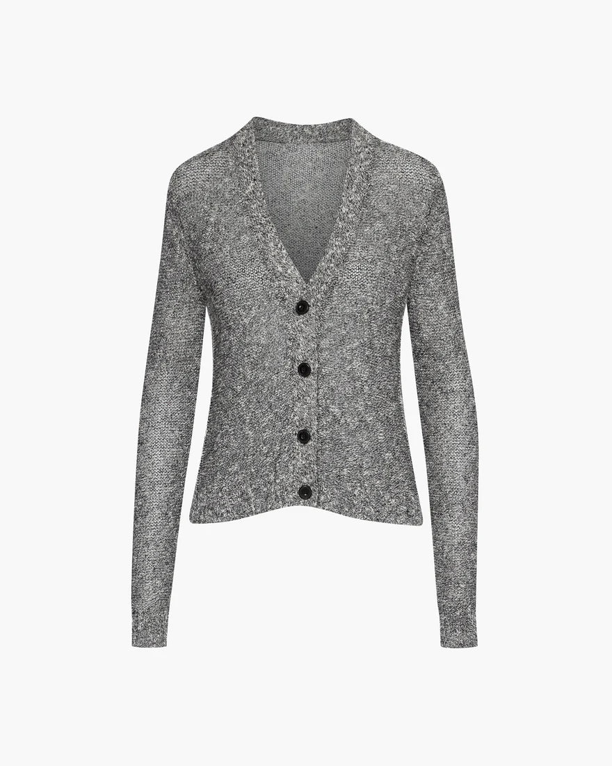 ATM Cotton Blend Rib Detail Cardigan、mySite、noshort