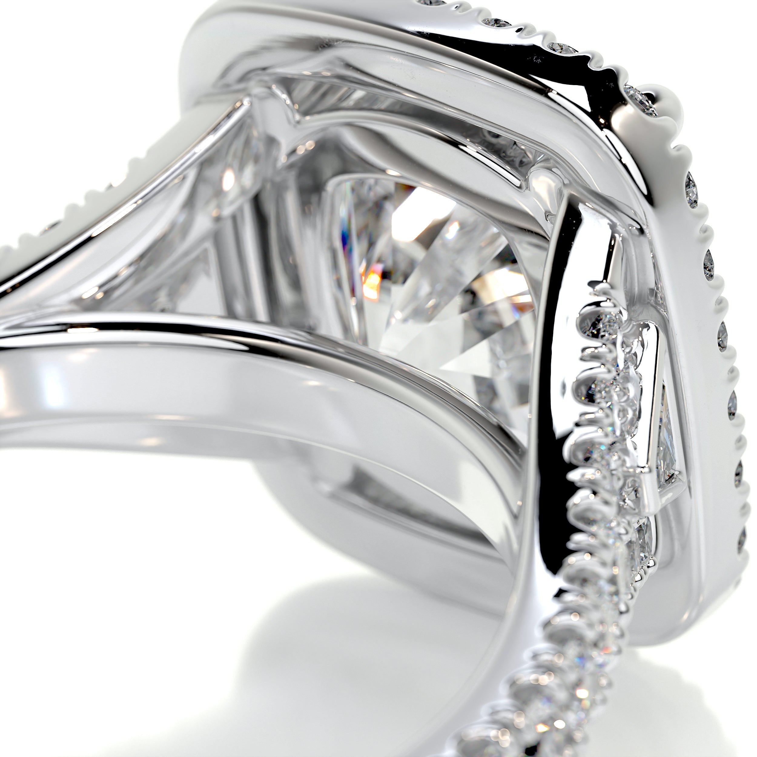 Lissete Diamond Engagement Ring -14K White Gold、mySite、hinf8tx79