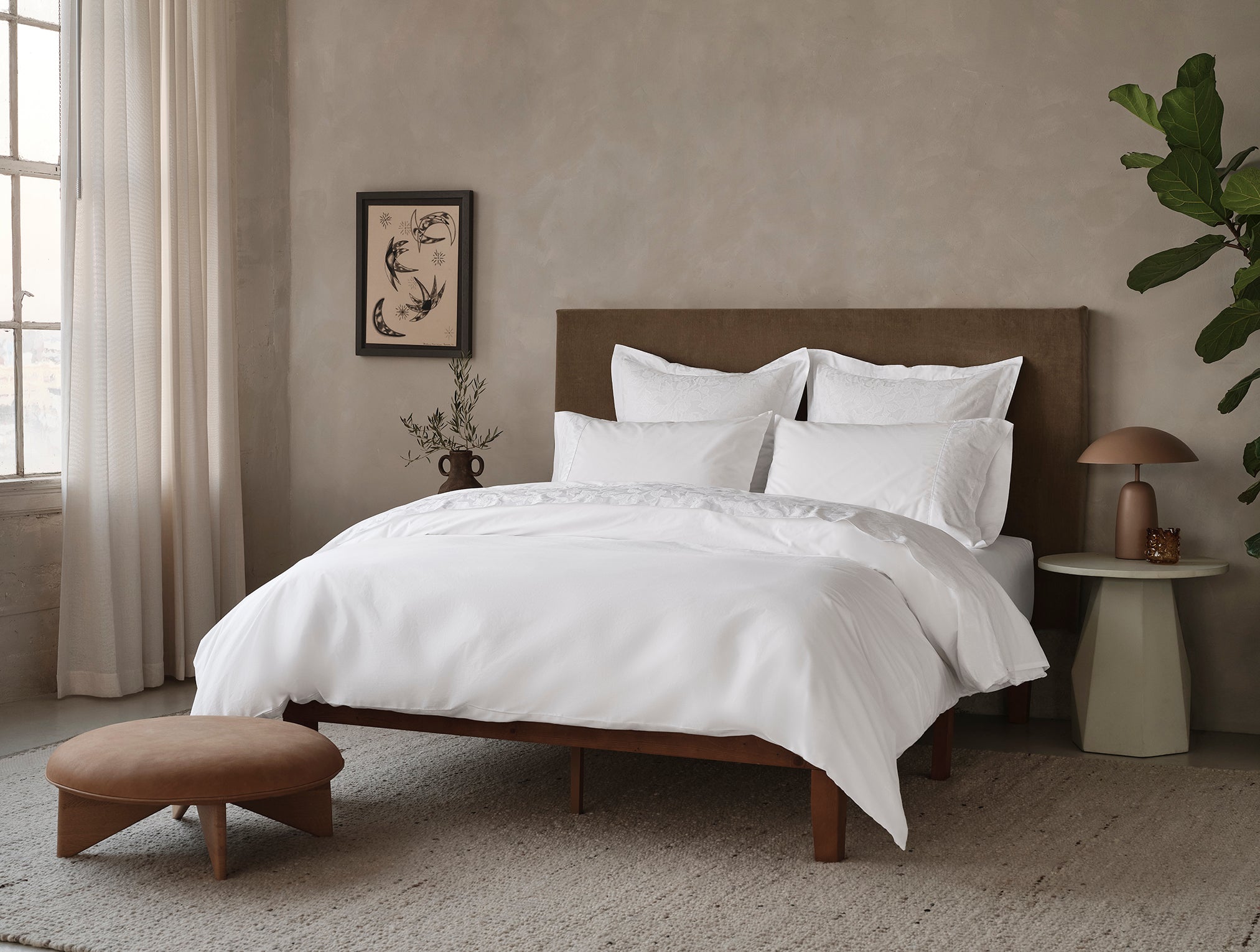  Heritage Organic Percale Jacquard Border Pillowcases、mySite、sugarbowlscore