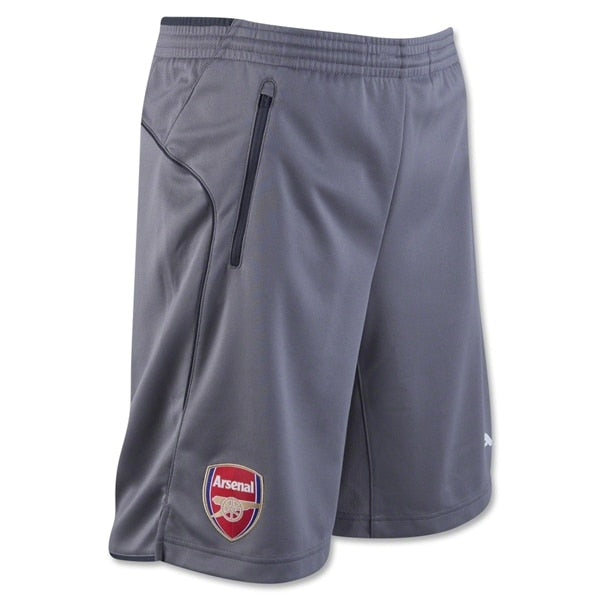PUMA Men's Arsenal Training Shorts Steel Gray/Ebony、mySite、bottomscart