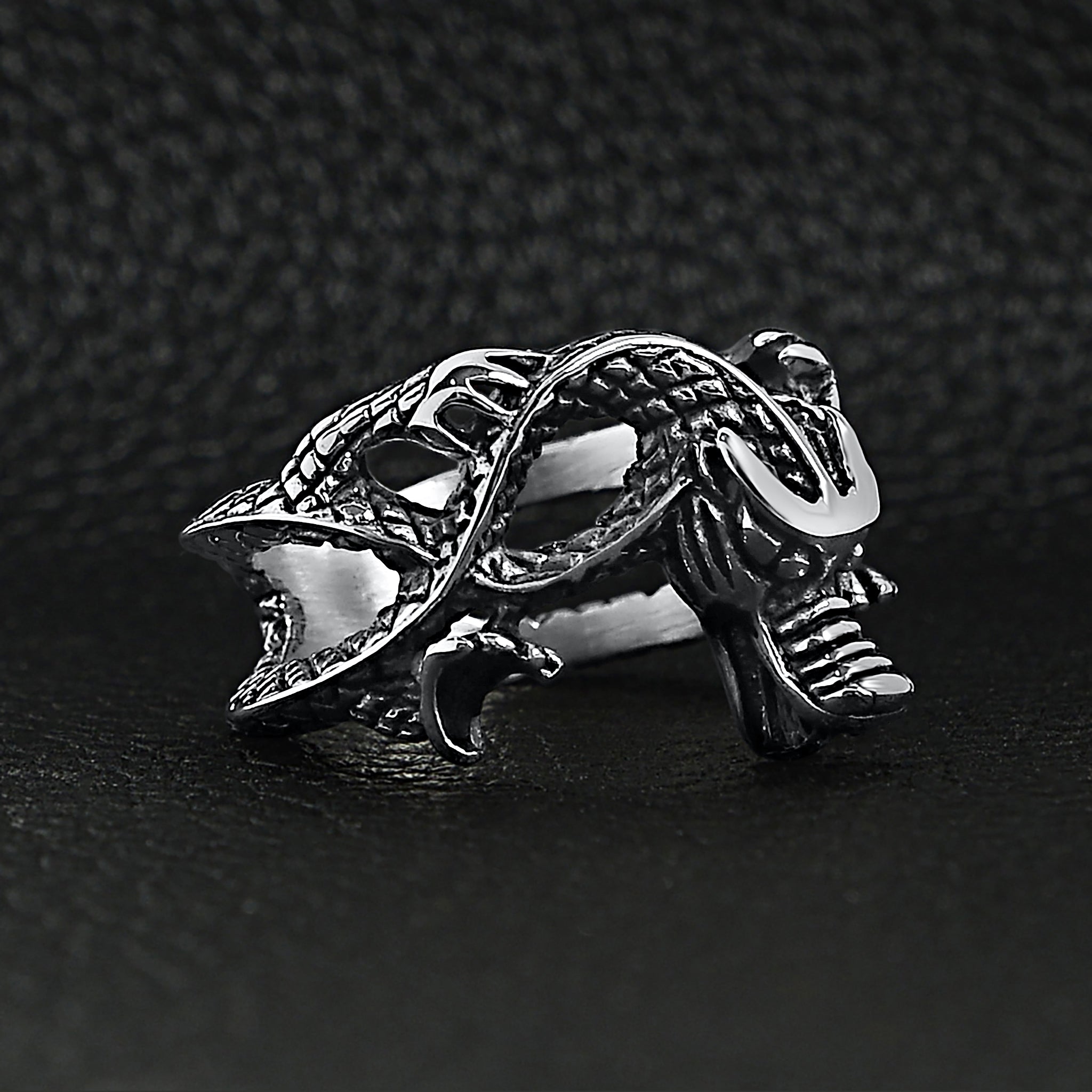 Stainless Steel Eastern Dragon Ring / SCR2222、mySite、dreamappss