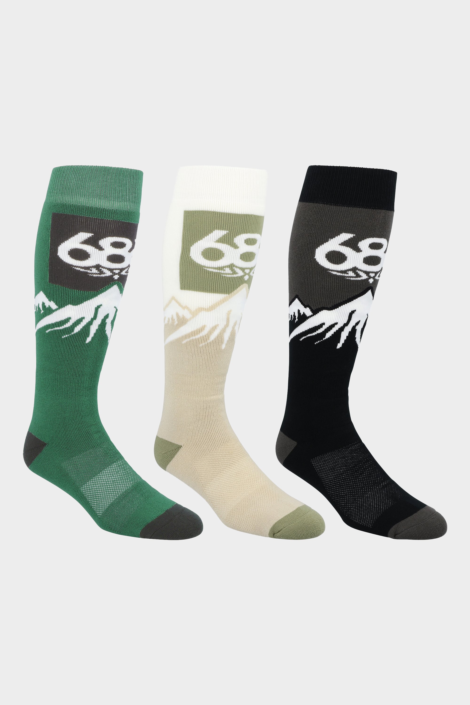 686 Men's Snow Caps Sock (3-Pack)、mySite、i-lightchina