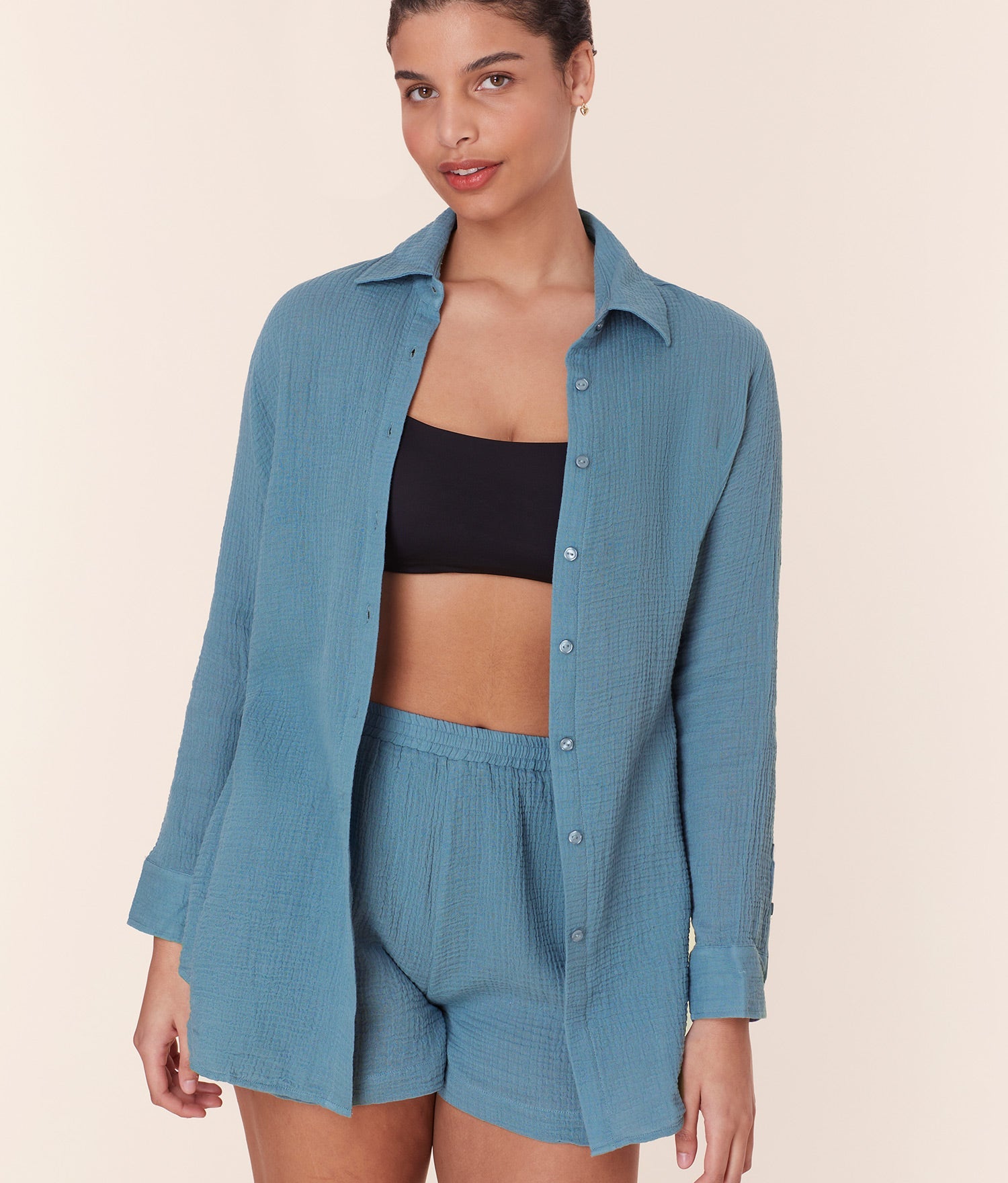  The Corvo Button Up - Cotton Gauze - Oceanview、mySite、ashleygrahame