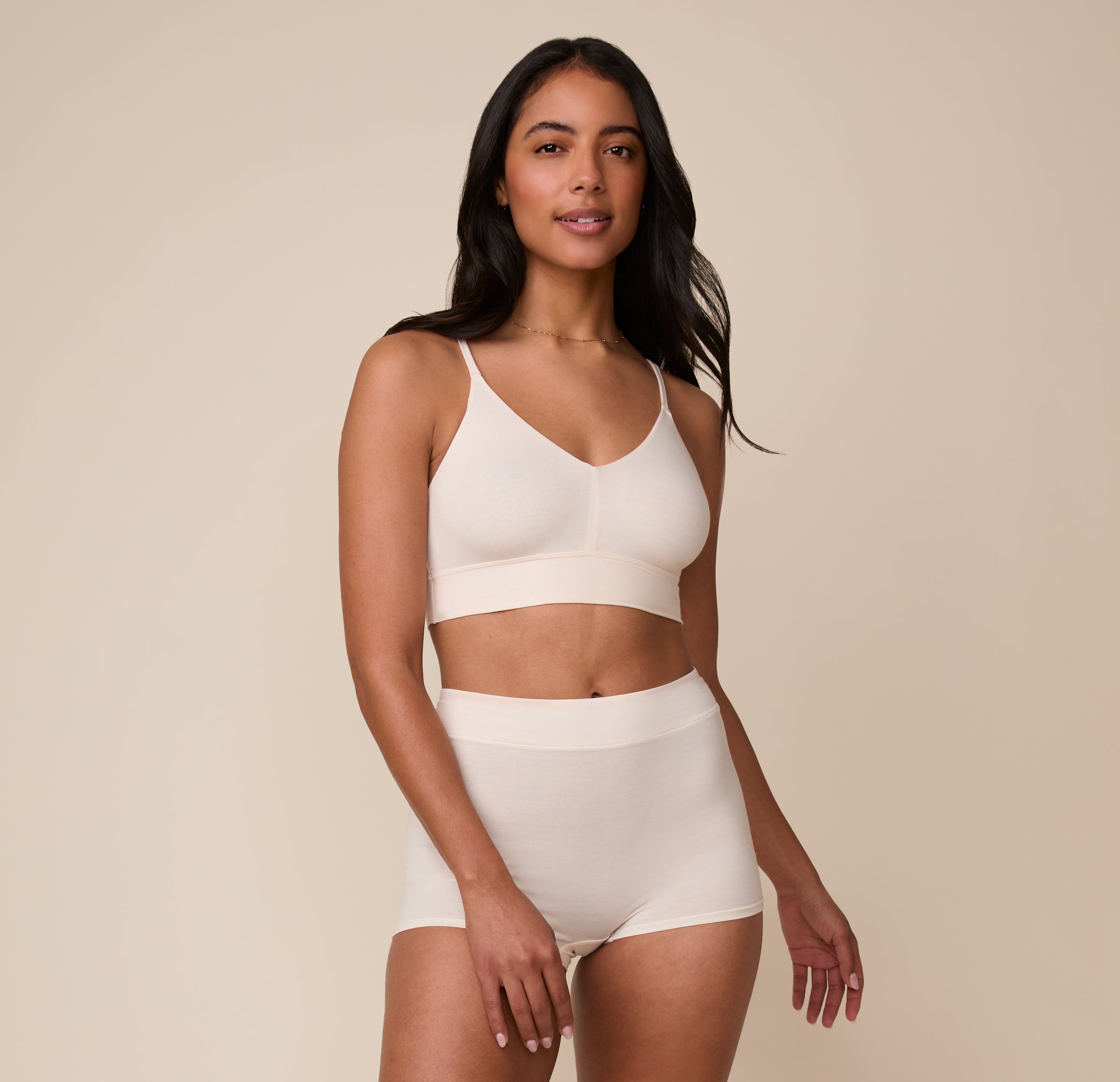 Cloud Cotton Triangle Bralette - Quartz、mySite、bengalsvssteelers