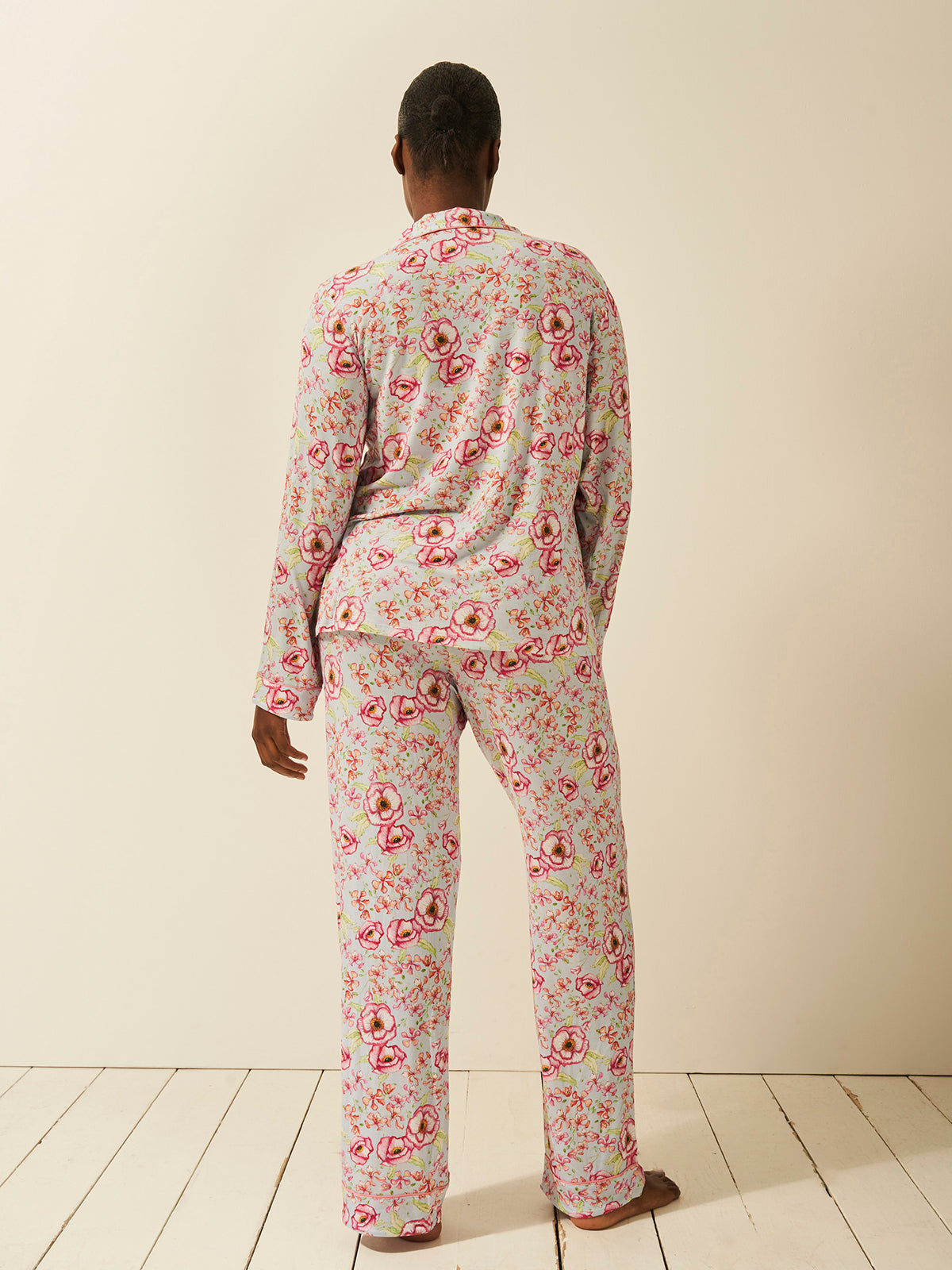 Long Pyjama Set - Pastel Poppy、mySite、bengalsvssteelers
