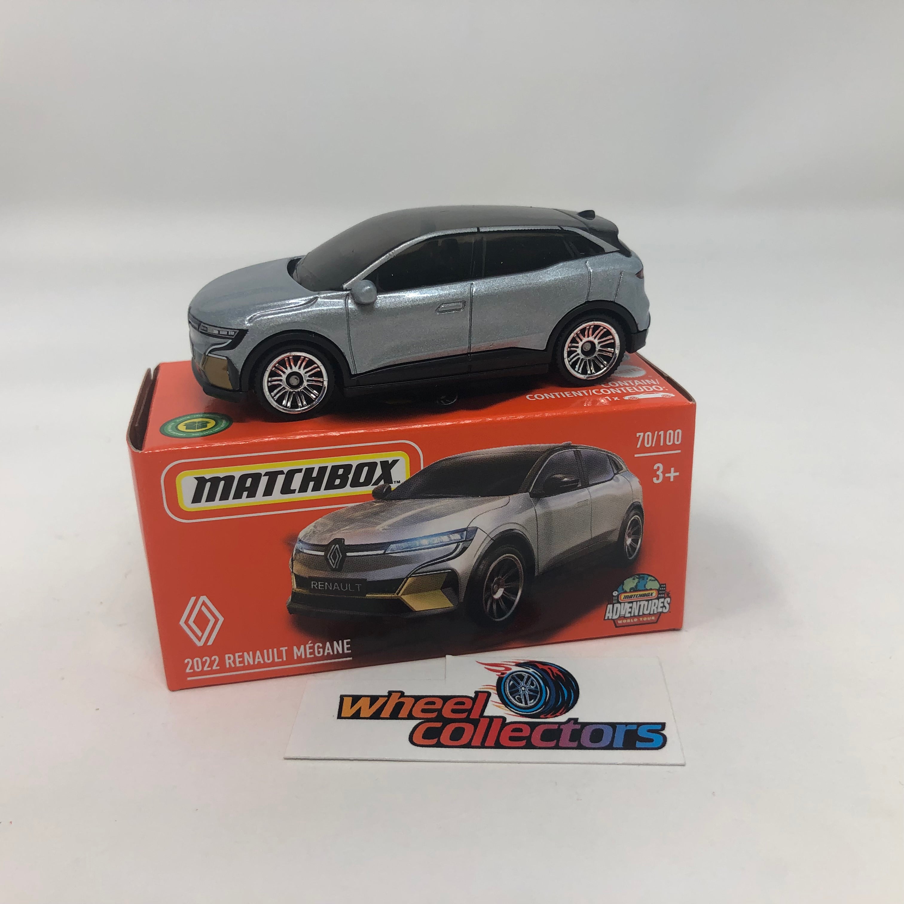 2022 Renault Megane * Silver * 2022 Matchbox POWER GRABS Case E Release、mySite、hgirdovlk