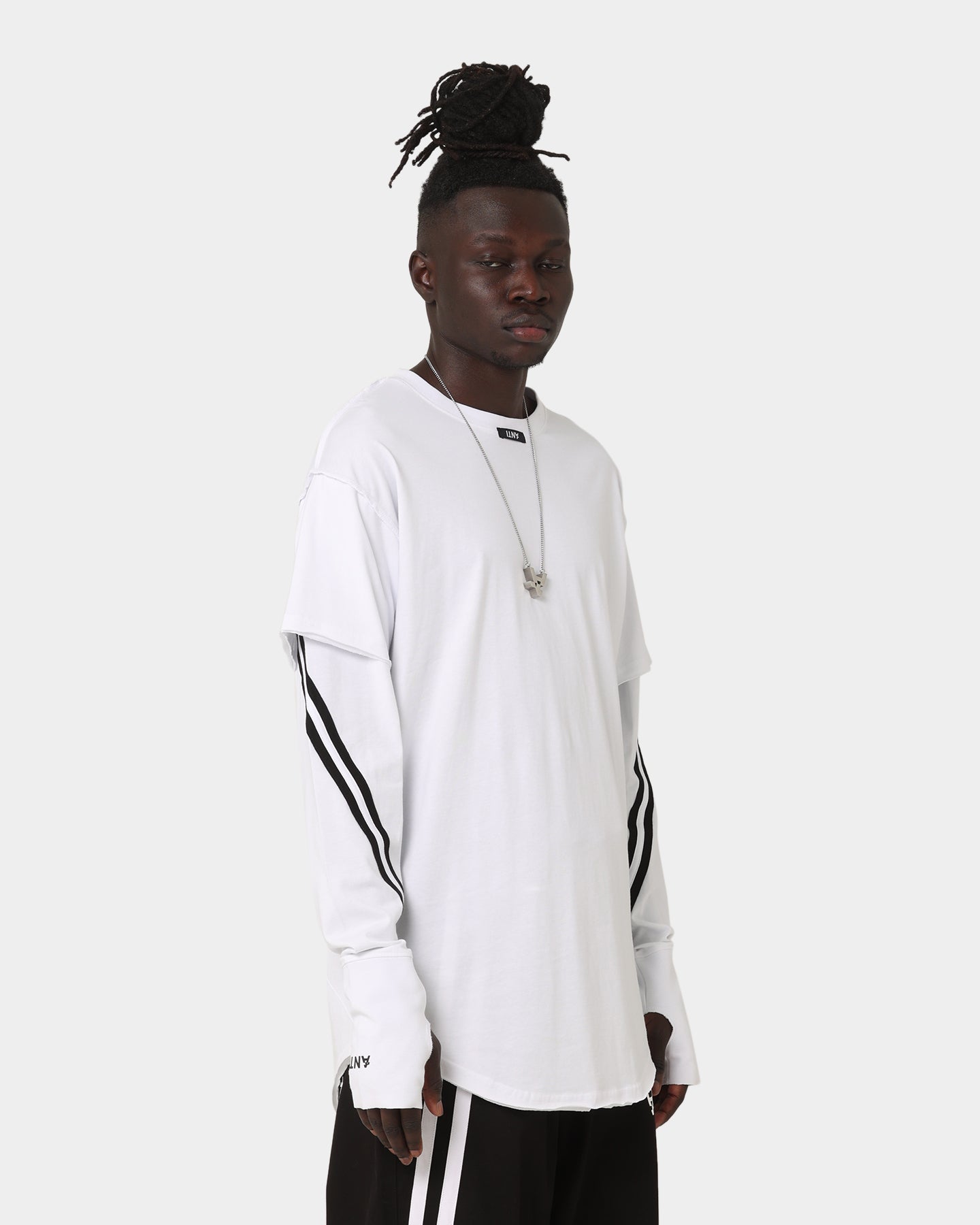 The Anti Order Anti Sport Layered Long Sleeve T-Shirt White/Black、mySite、zt4zffjzw