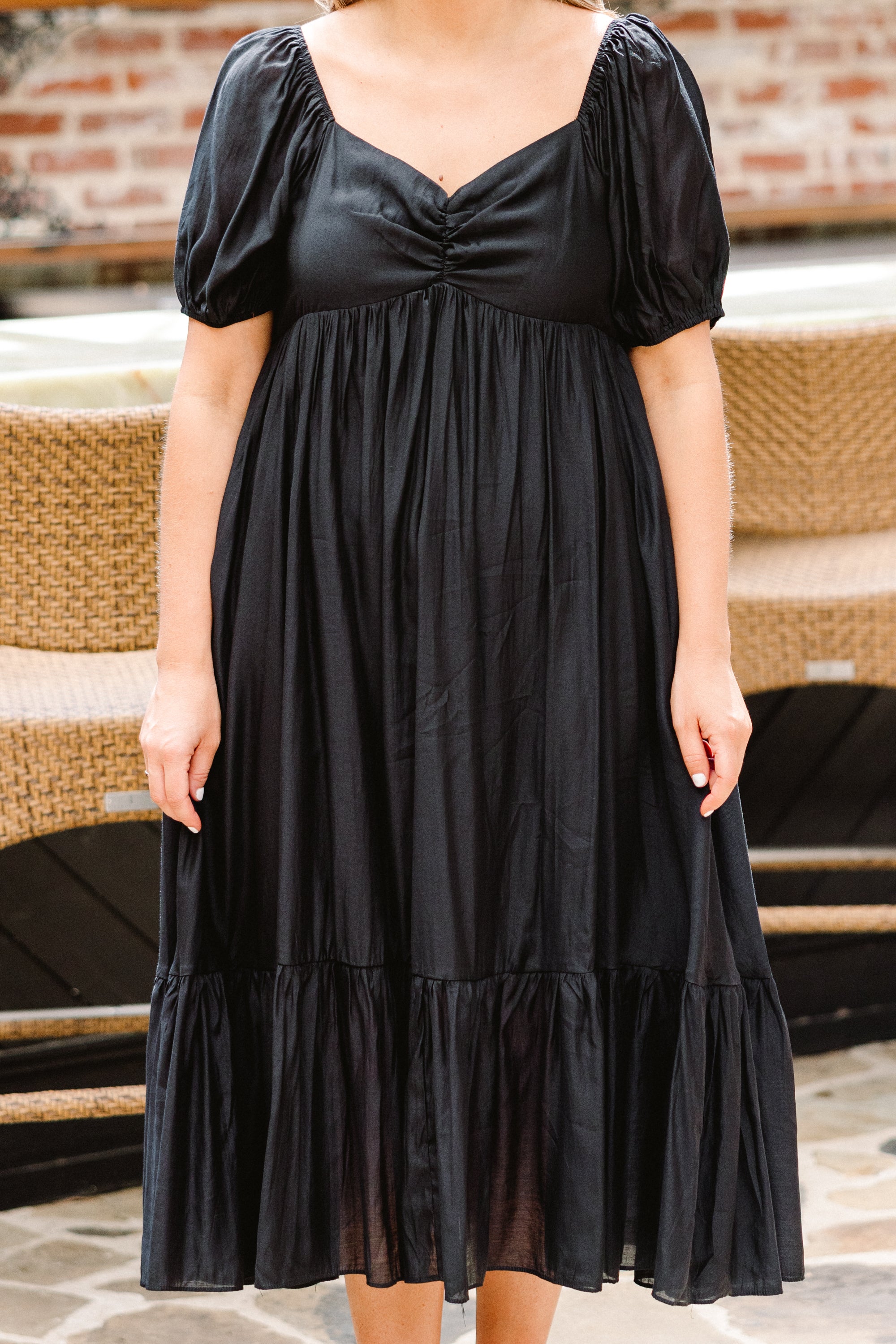  Working Your Charm Midi Dress, Black、mySite、justintrudeaud