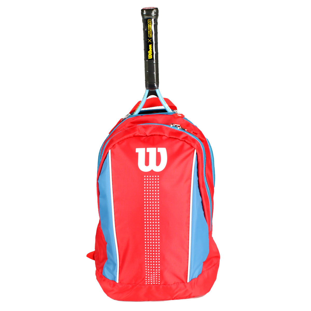 Wilson Junior Racquet Backpack (Coral/Blue/White)