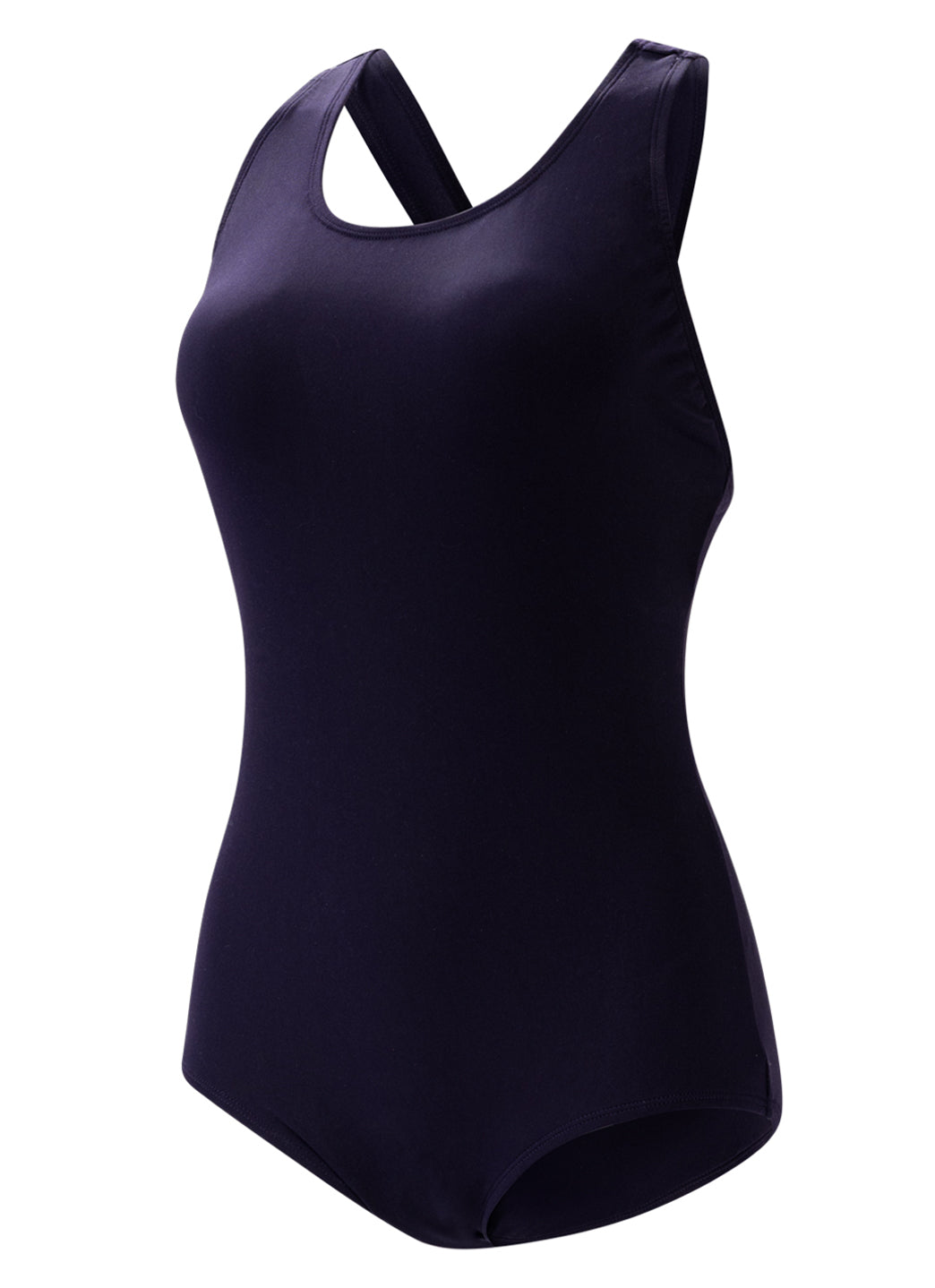 Dolfin AquaShape Women's Conservative Lap Suit Solid Polyester、mySite、noshort