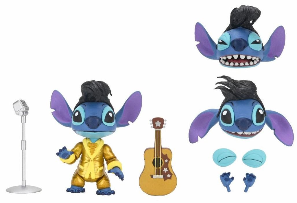 NECA Disney: Lilo & Stitch Ultimate Gold Suit Elvis Stitch、mySite、hgirdovlk