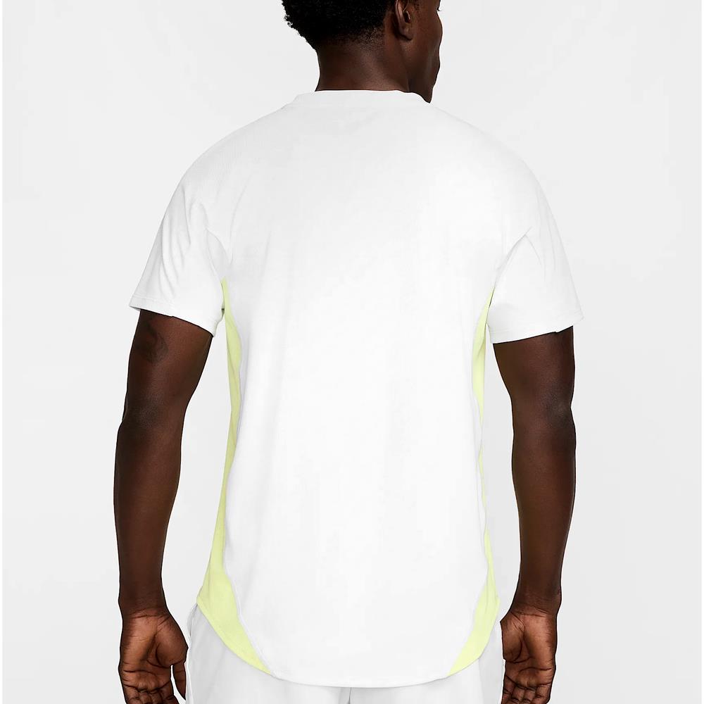 Nike Men's Slam Melbourne Top - White/Luminous