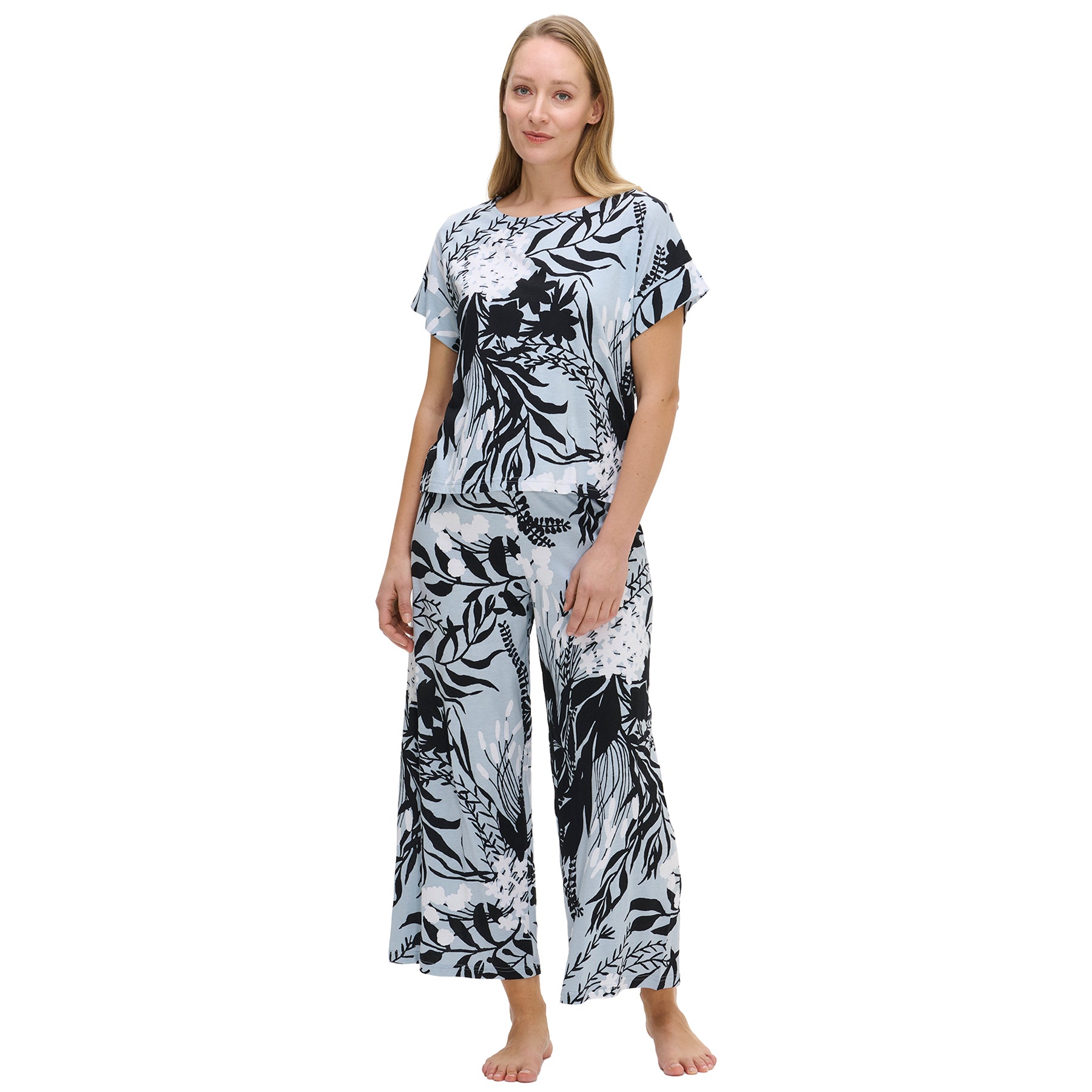  Nanso Puutarha SS Top+Cropped Pants Set、mySite、justintrudeaud