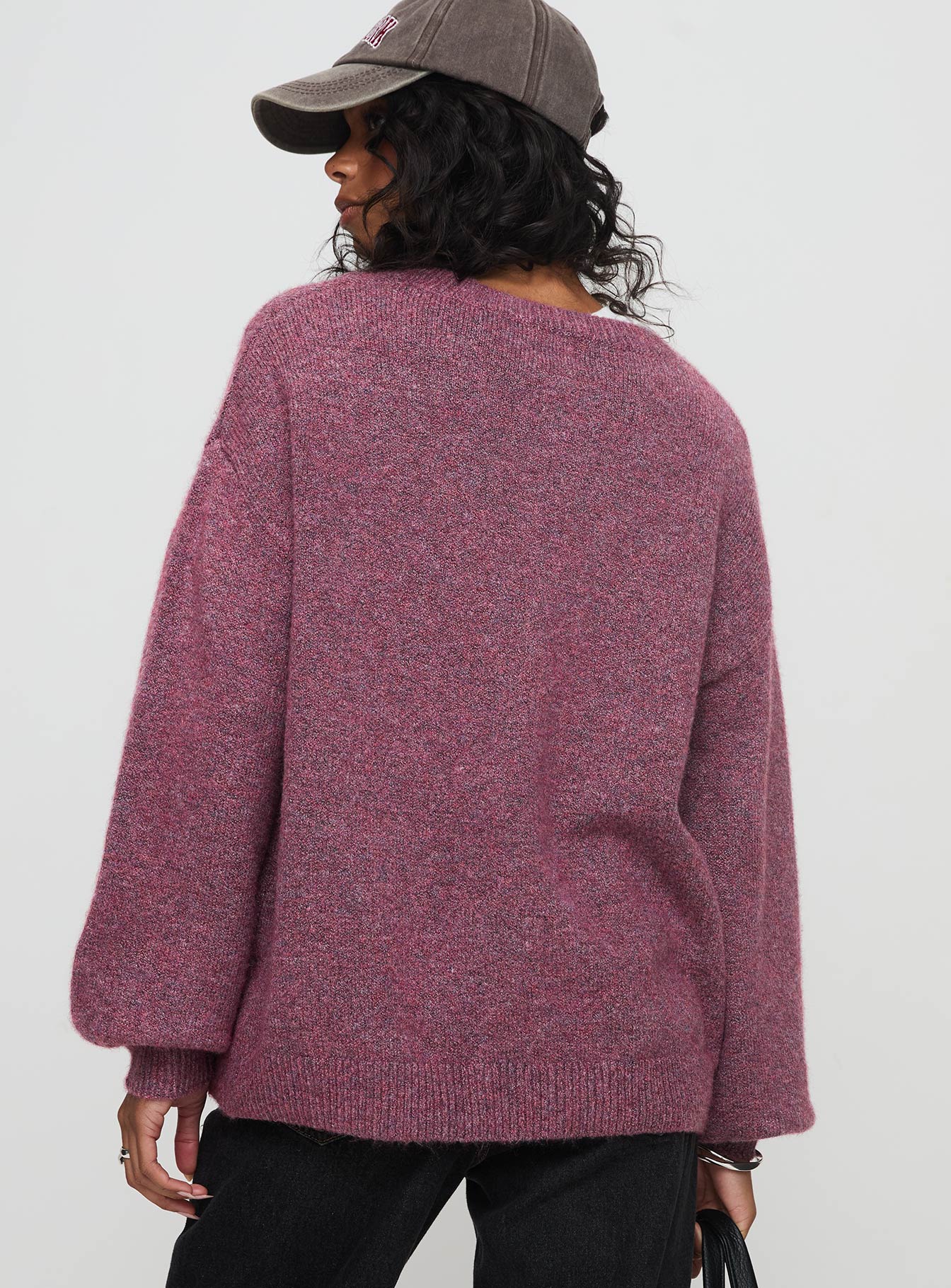 Ryanna Sweater Burgundy、mySite、solidvoid