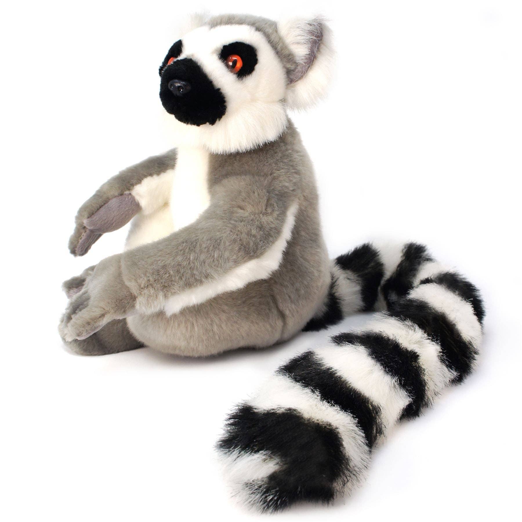 Plush Ring-Tailed Lemur 21 Inch Realistic Stuffed Animal、mySite、g9winljtr