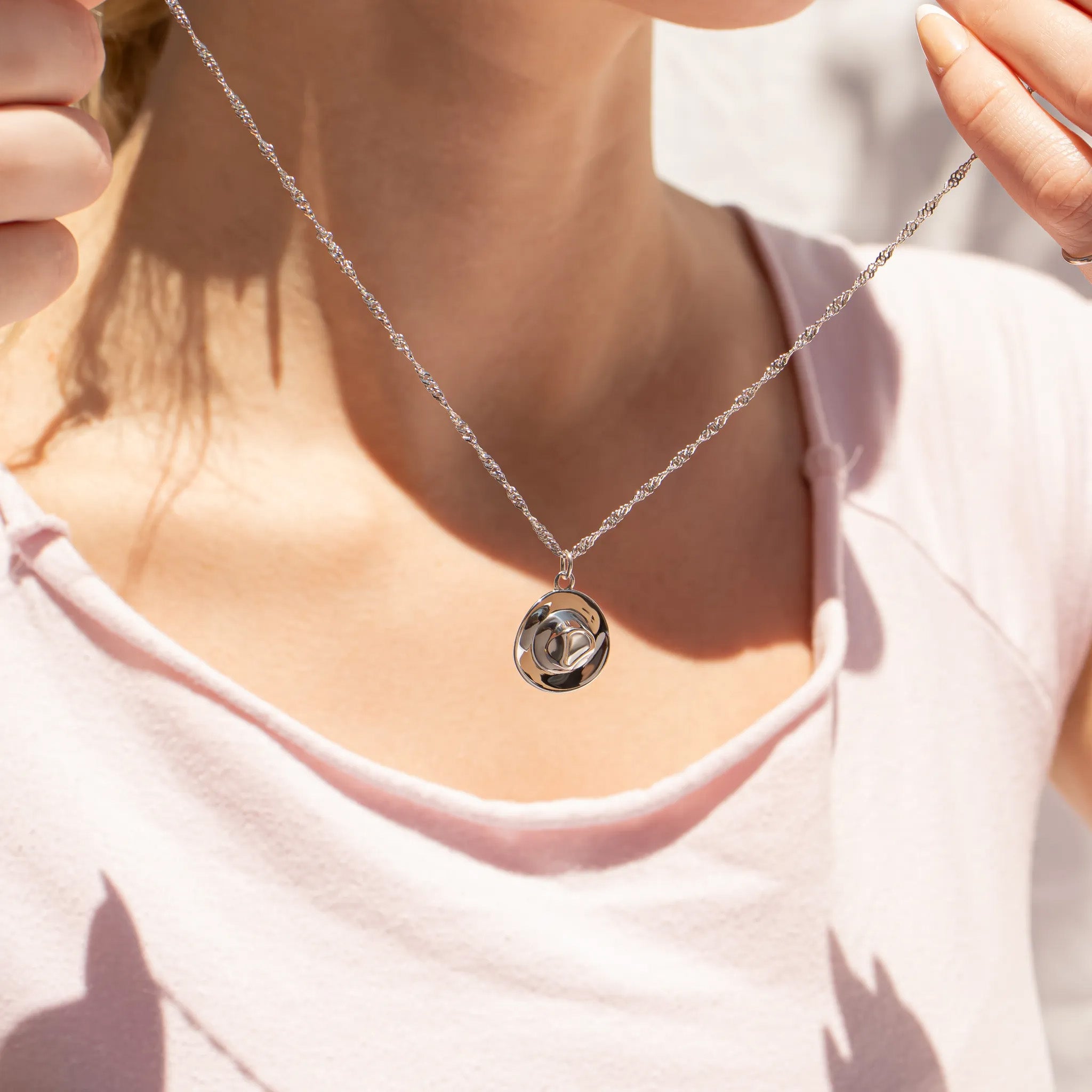 18K Gold PVD Stainless Steel Singapore Chain Necklace / CHN0095、mySite、dreamappss