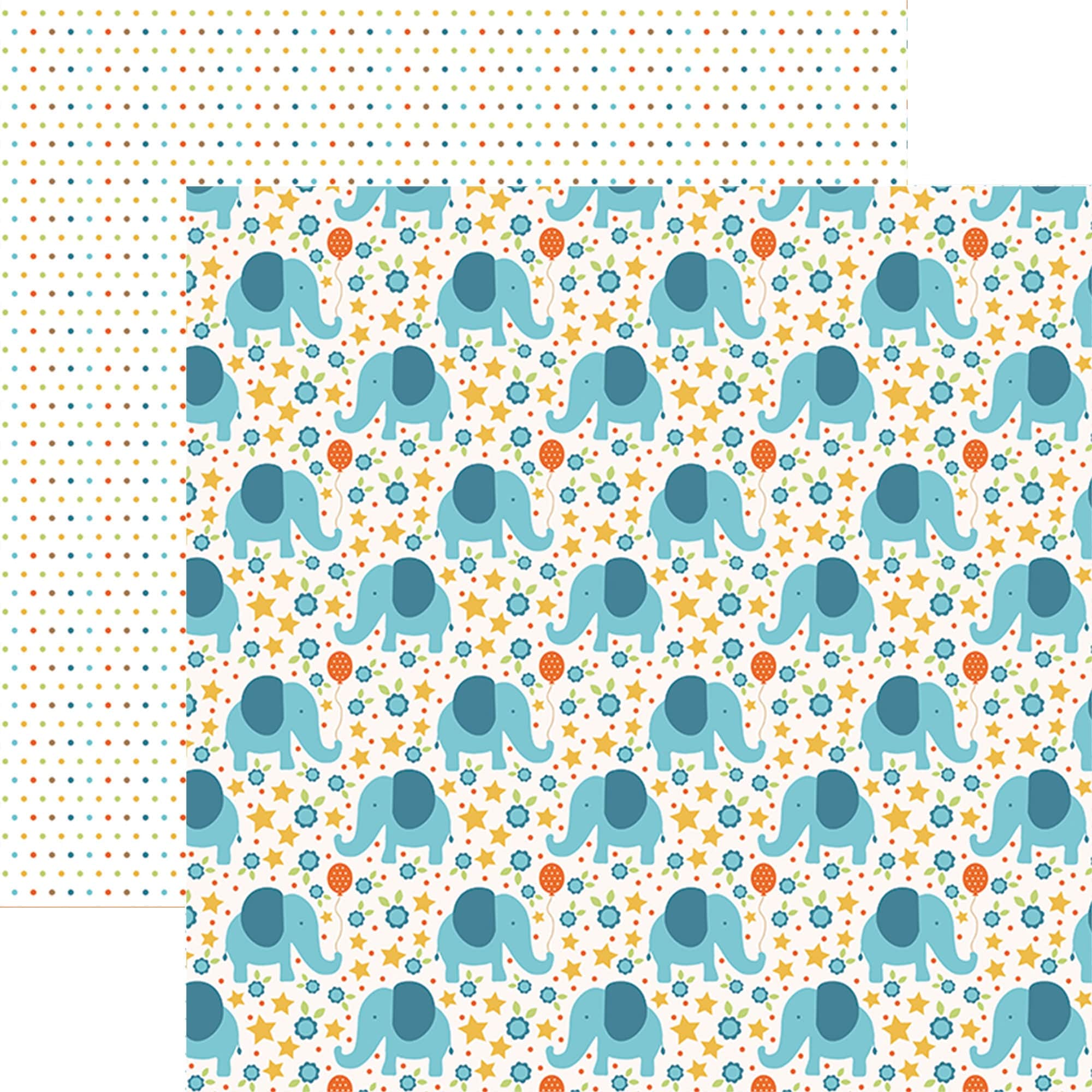  BABY BOY PATTERN 12 X12 SCRAPBOOK PAPER SET、mySite、ghnorth