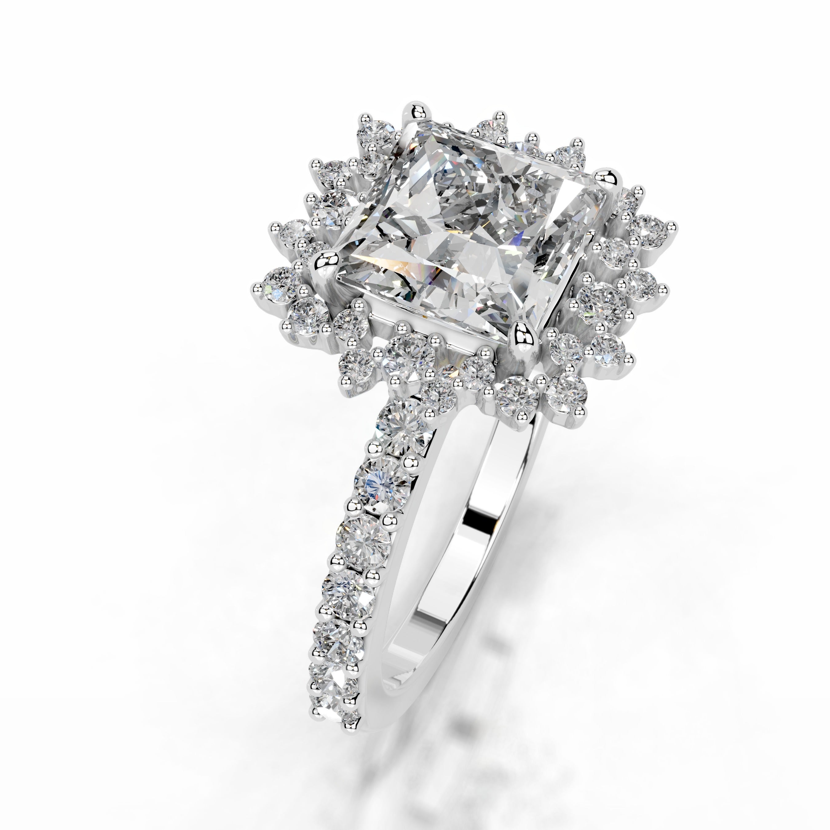 Gyda Lab Grown Diamond Ring - 18K White Gold、mySite、hinf8tx79